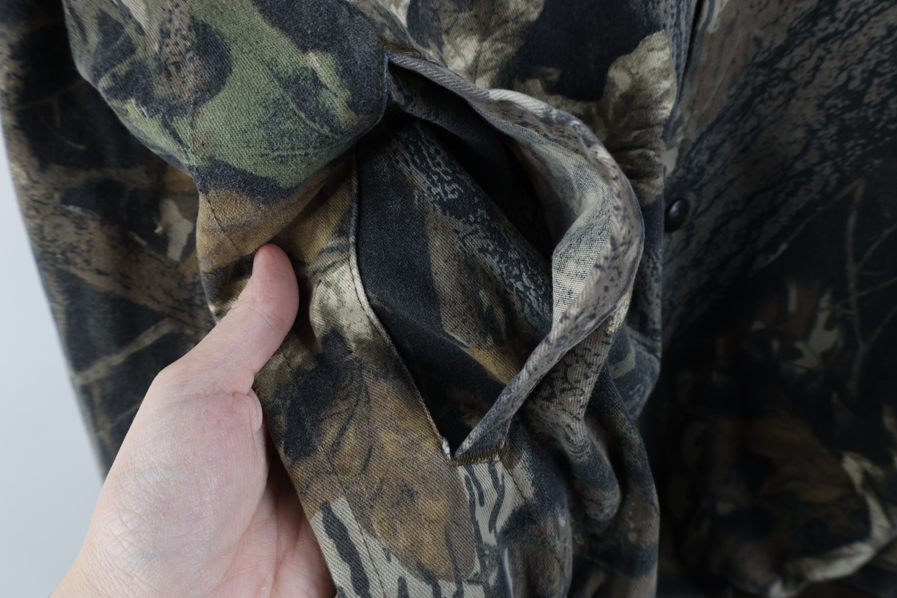 Mossy Oaks × Vintage Vintage 80s 90s Mossy Oak Camouflage Bomber Jacket USA Size US L / EU 52-54 / 3 - 5 Thumbnail