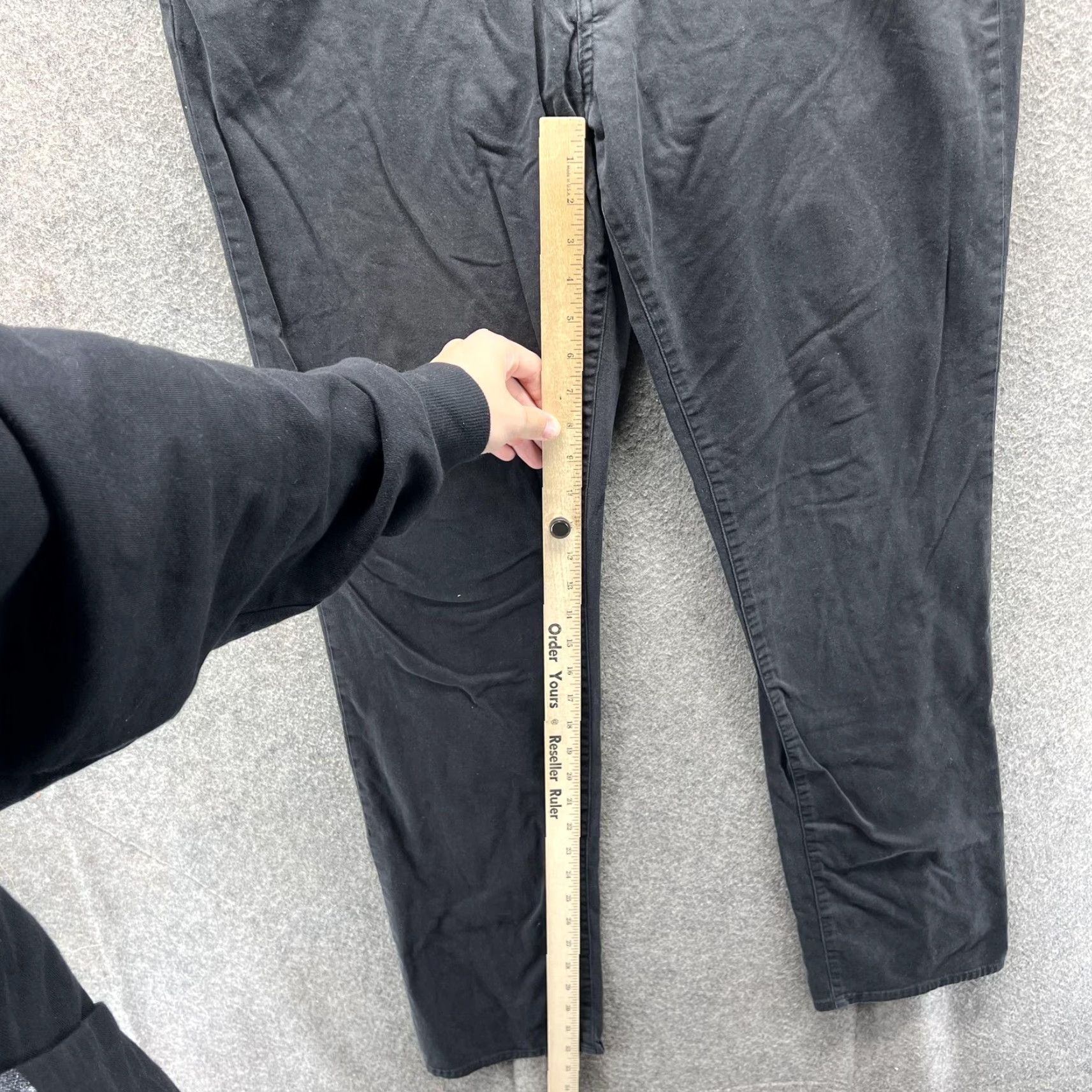Vince Vince Pants Mens 36 Black Chino Five Pocket Casual Straight Leg Pants Size US 36 / EU 52 - 6 Thumbnail