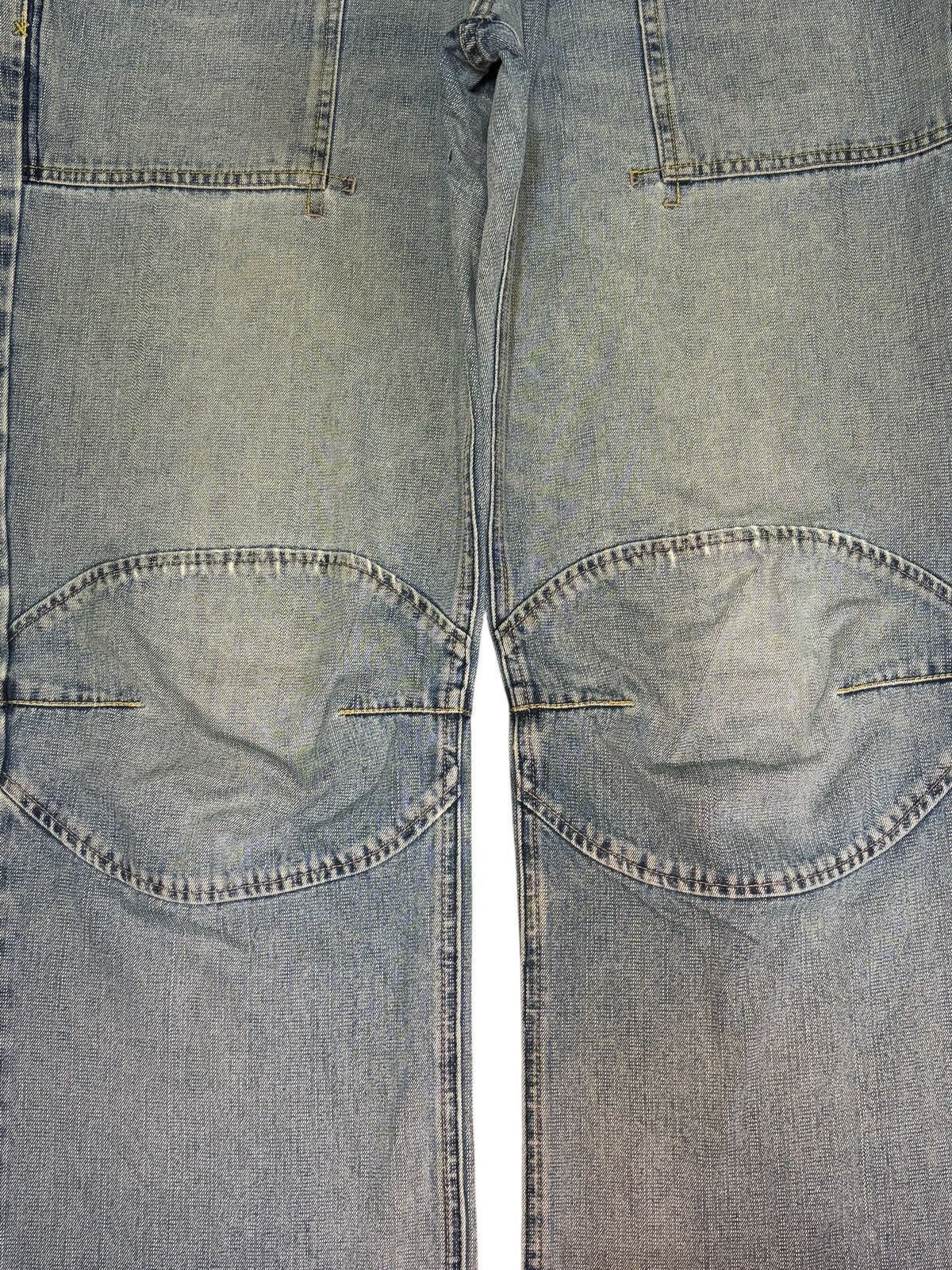 Acne Studios Vintage Kissmark Faded Wash Distress Baggy Jeans Size 35" - 3 Thumbnail