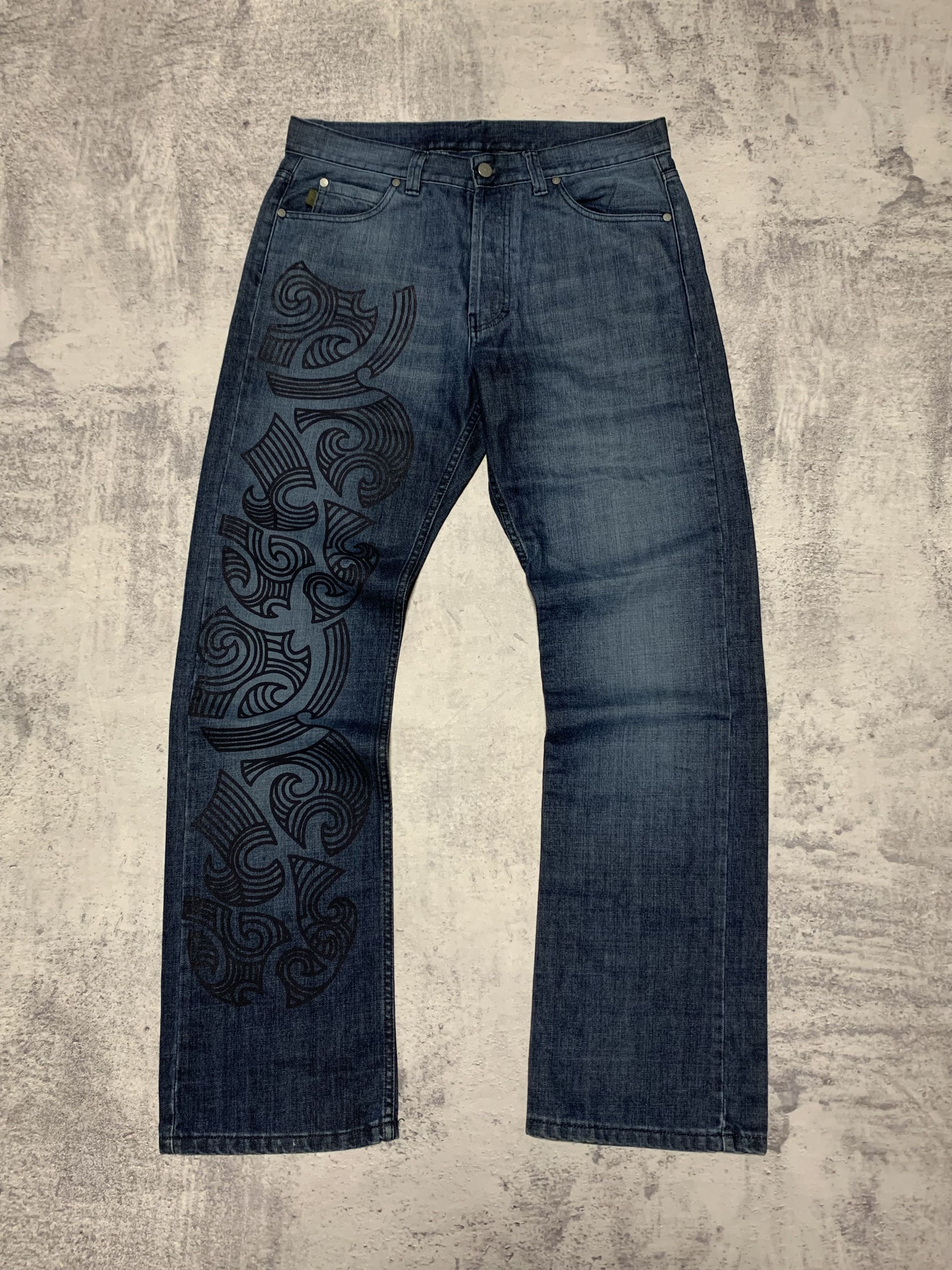 Kenzo Kenzo Vintage Printed Jeans Capsule Collection US 33 Size US 33 - 1 Thumbnail