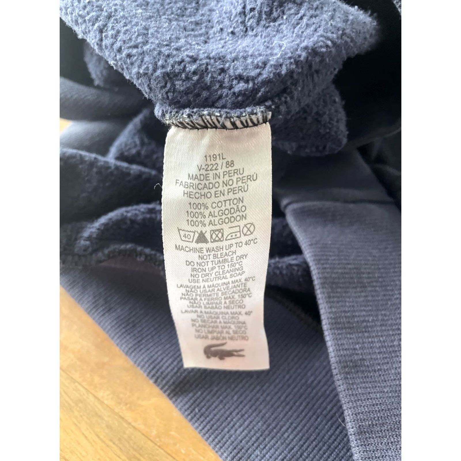 Lacoste Lacoste Sweatshirt Mens XL Navy Blue Crewneck Pullover Big Croc Embroidered Logo Sweatshirt Mens XL Navy Blue Crewneck Pullover Embroidered Logo Size US XL / EU 56 / 4 - 6 Thumbnail