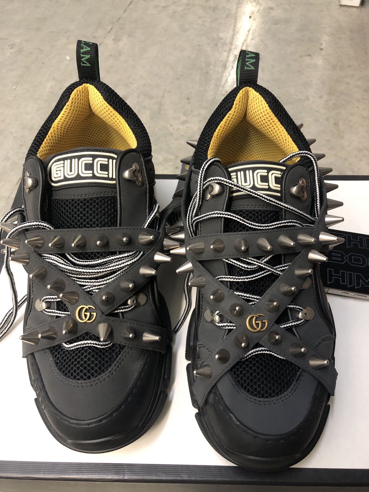 Gucci Designer Gucci Sega Flashtrek Spike Sneakers Size US 8.5 / EU 41-42 - 1 Thumbnail