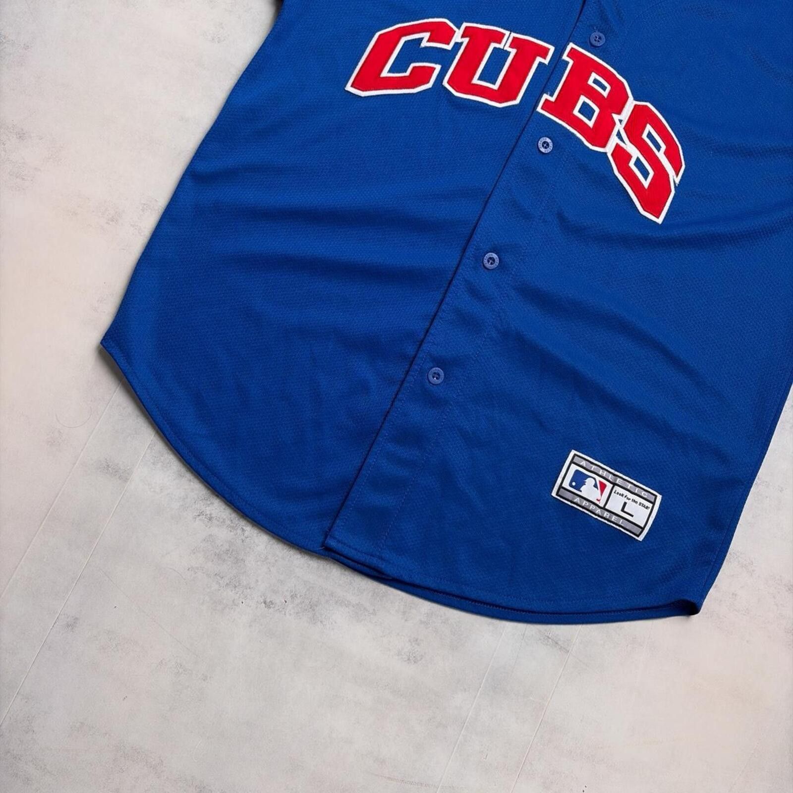 Starter Vintage Starter Chicago Cubs MLB Baseball Jersey Size US L / EU 52-54 / 3 - 3 Thumbnail