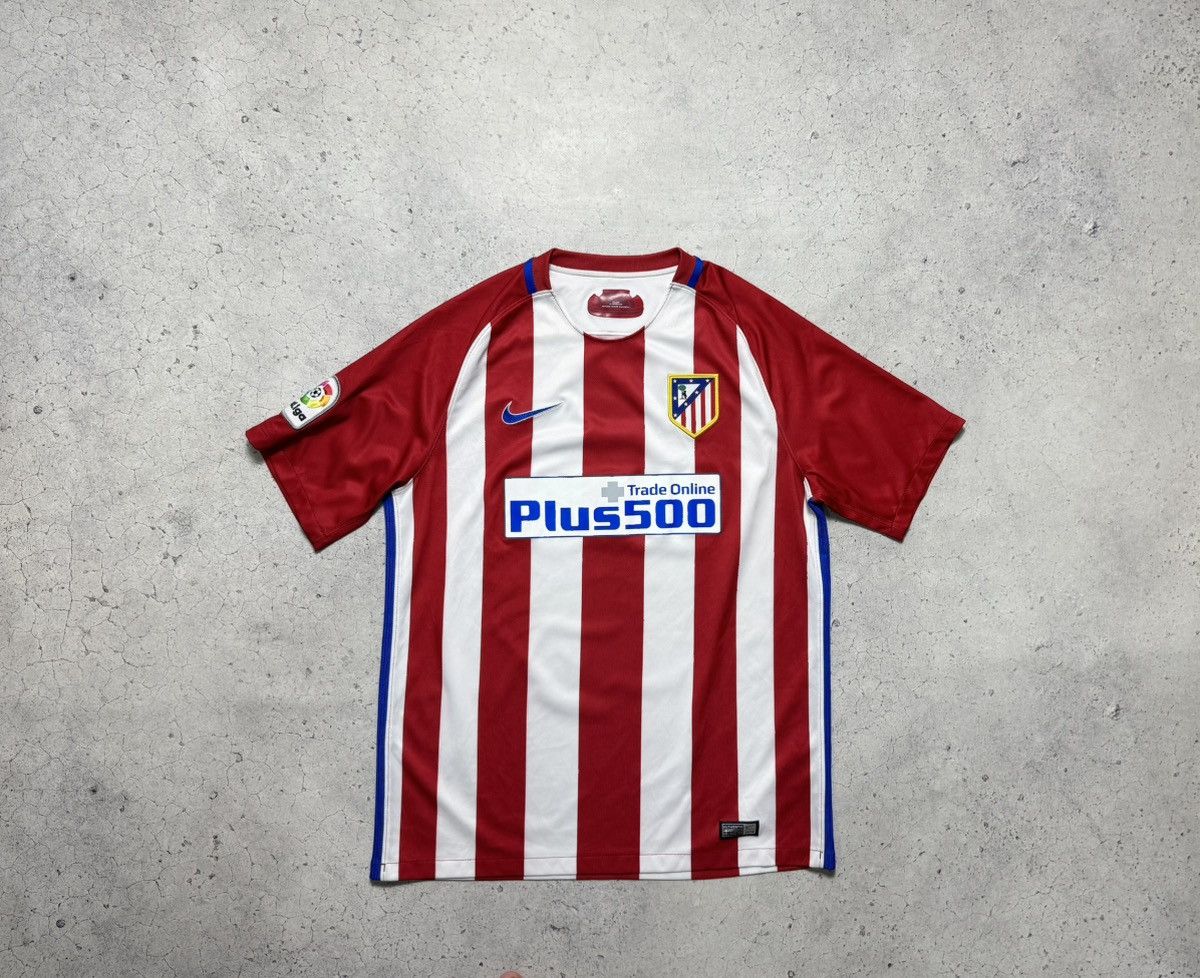 Nike Nike FC Atletico Madrid 2015/2016 Soccer Jersey Vintage Size US L / EU 52-54 / 3 - 1 Thumbnail