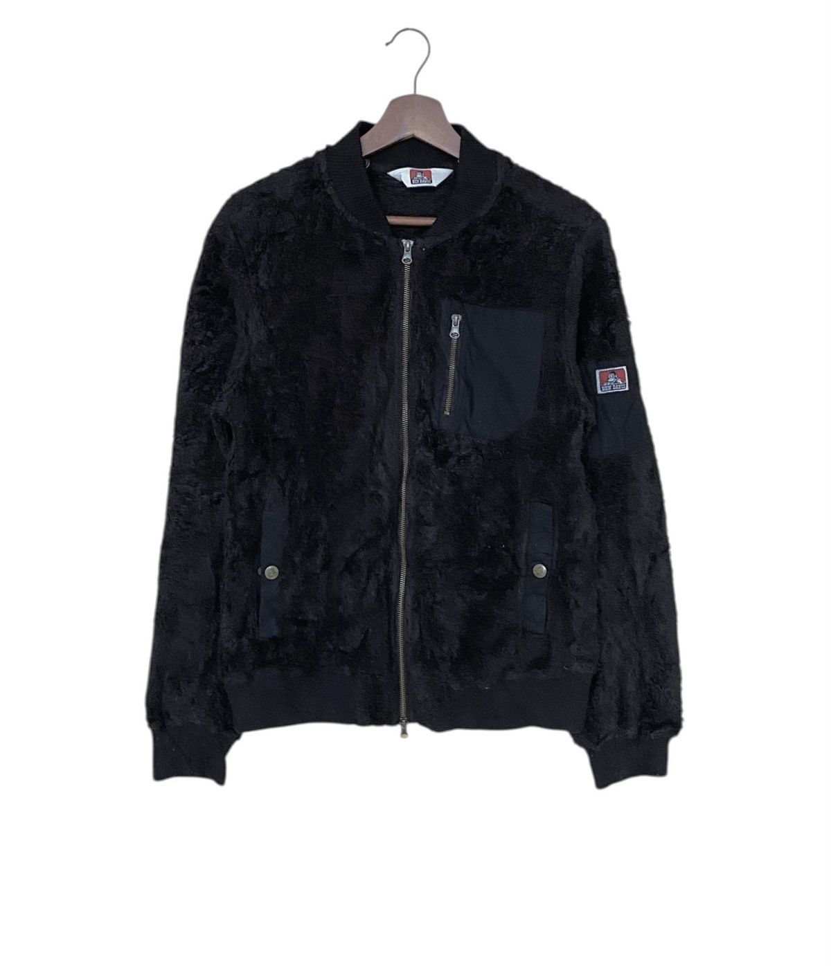 Ben Davis Vintage Brand Ben Davis Fur Bomber Jacket 2000s Size US M / EU 48-50 / 2 - 1 Thumbnail