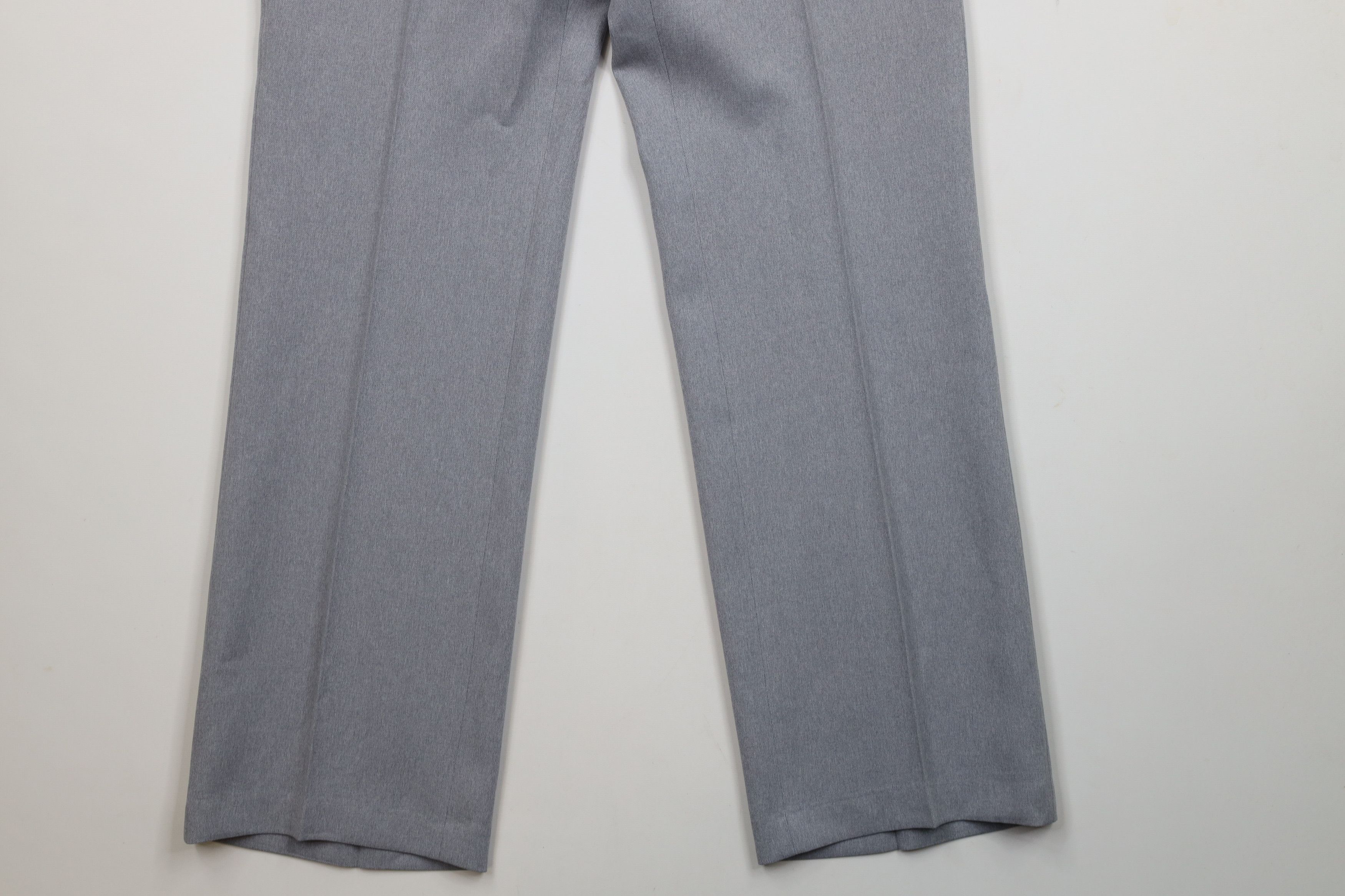 Levi's × Vintage Vintage 70s Levis Wide Leg Chino Pants Heather Gray USA Size US 32 / EU 48 - 4 Thumbnail