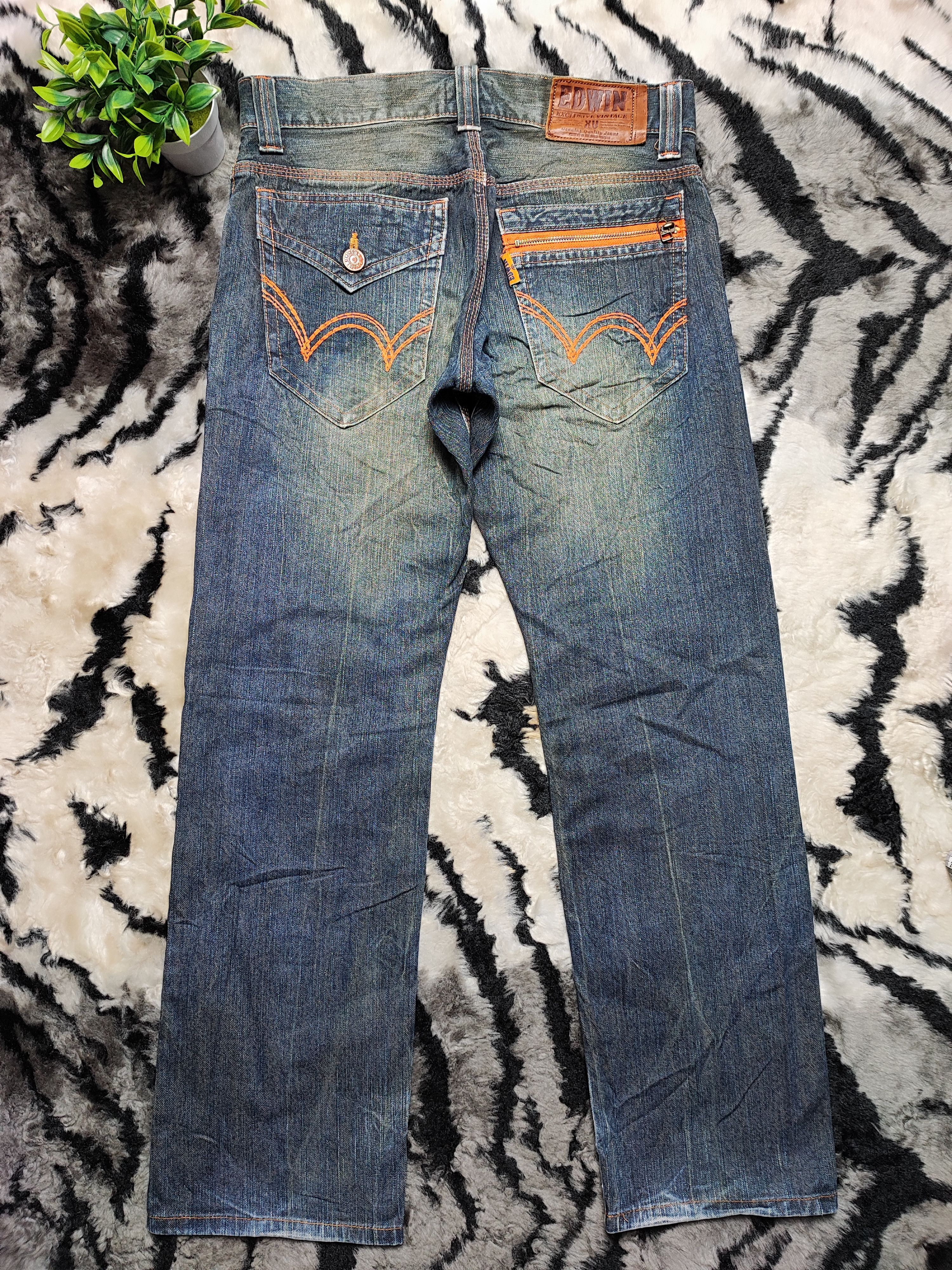 Edwin × JNCO × Southpole Baggy Rusty Denim by Edwin XV Exclusive Vintage. Size US 32 / EU 48 - 10 Thumbnail