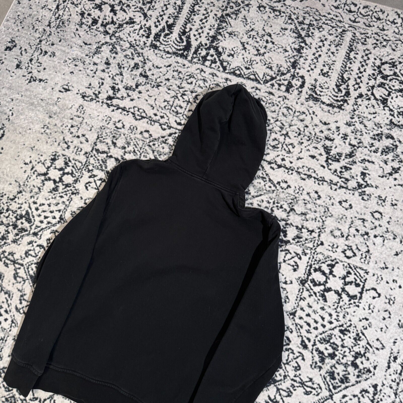 Moschino × Vintage Love Moschino Unisex Black Cotton Hoodie Size M Regular Fit Size US M / EU 48-50 / 2 - 14 Thumbnail