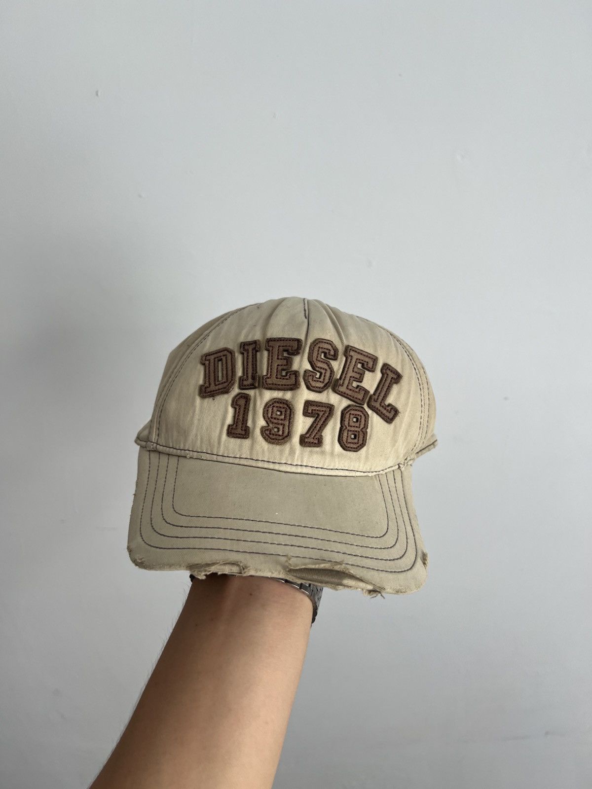 Diesel Vintage Diesel Distressed Cap Size ONE SIZE - 1 Thumbnail