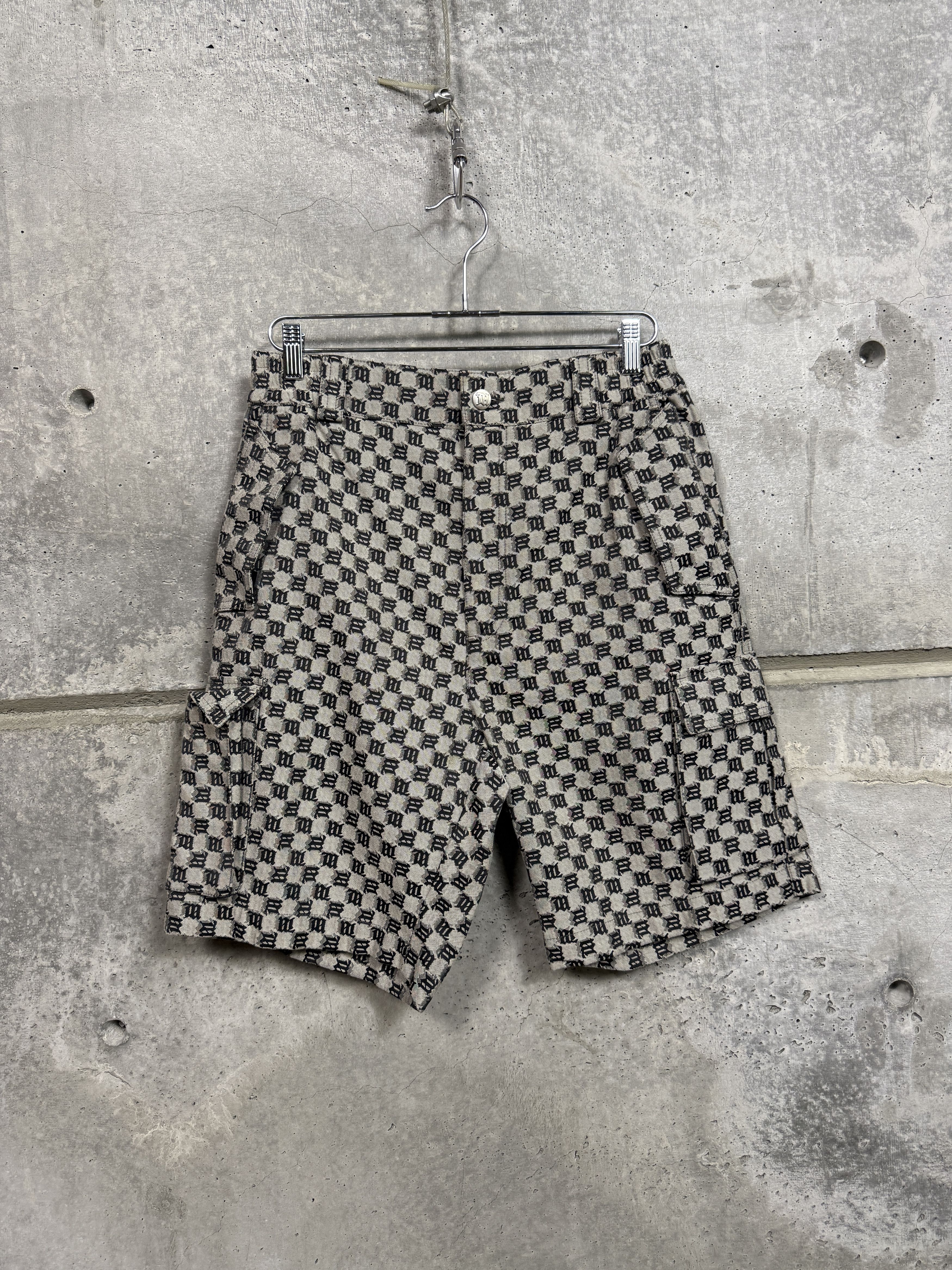 Misbhv $540 MISBHV Monogram Cargo Shorts Size US 32 / EU 48 - 2 Thumbnail