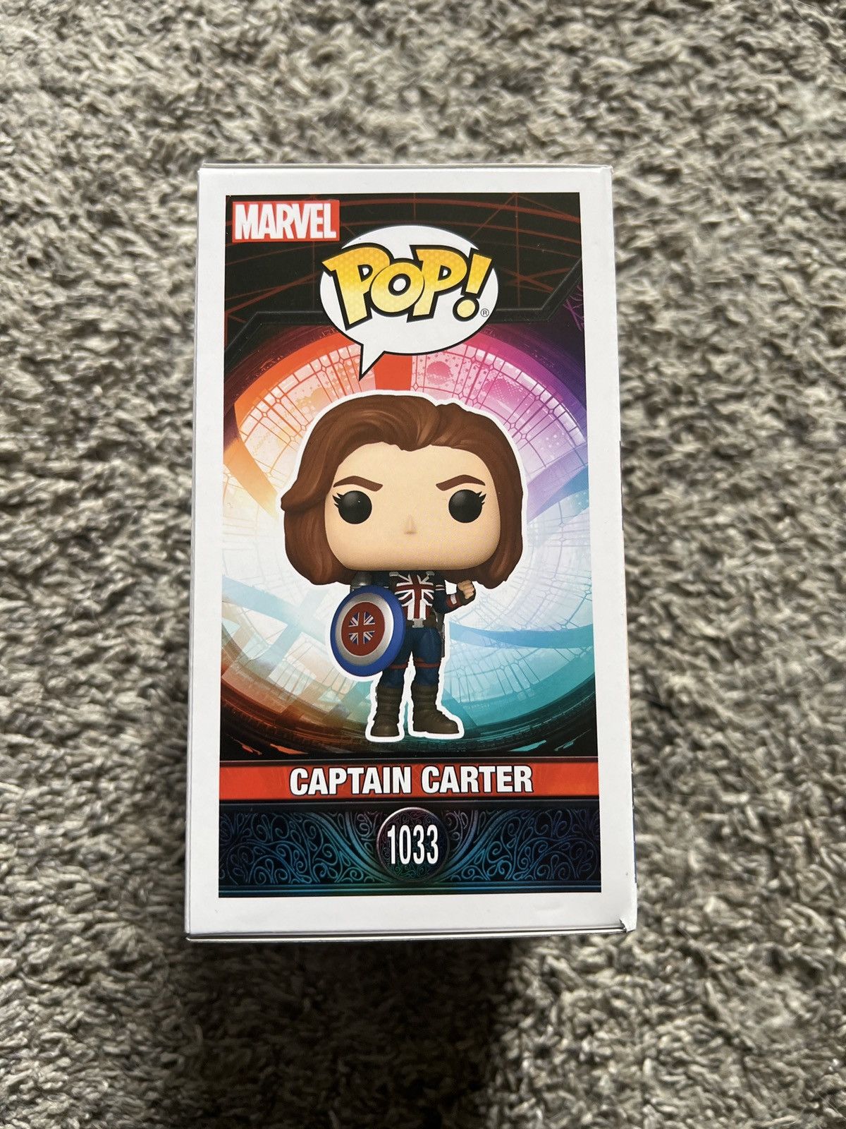 Marvel Comics Funko Pop! Captain Carter Bobble-Head Size ONE SIZE - 3 Thumbnail