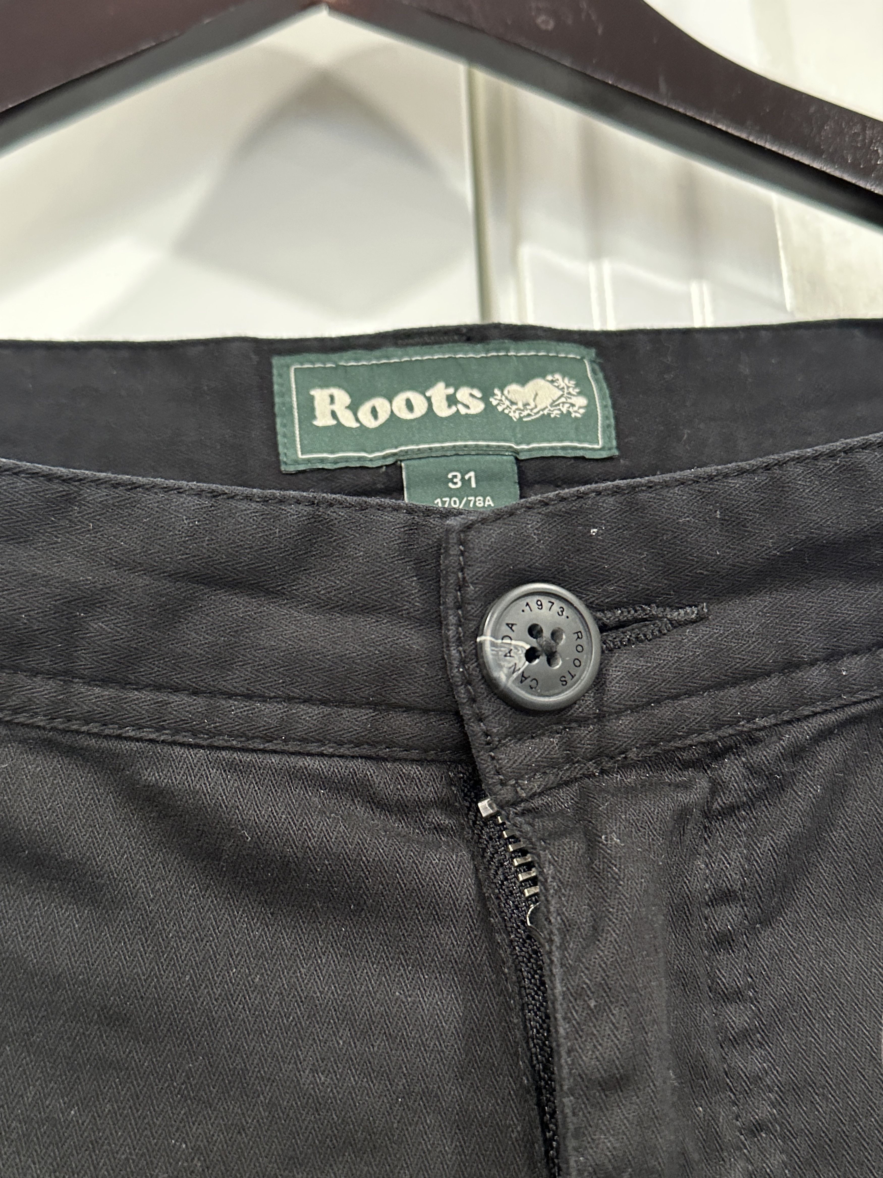 Roots Roots Black Cargo Pants Size US 31 - 4 Thumbnail