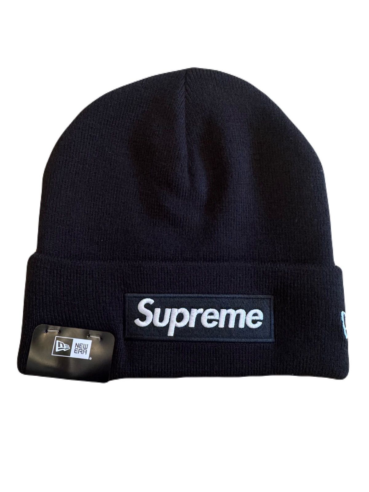 Supreme Supreme New Era Box Logo Beanie Black | Grailed