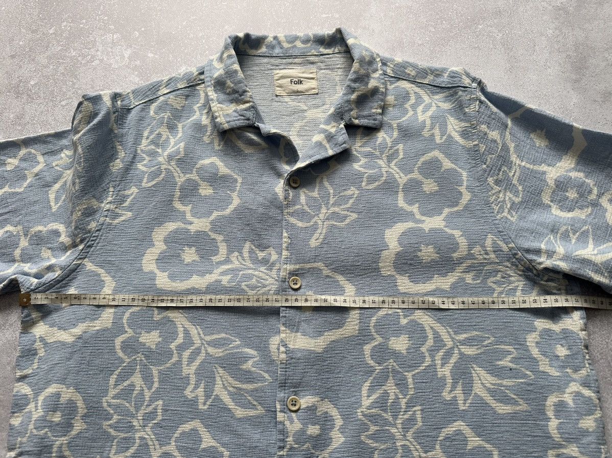 Folk × Stussy Shirts Button ups Folk 5 XL Blue Hawaiian Size US XL / EU 56 / 4 - 8 Thumbnail