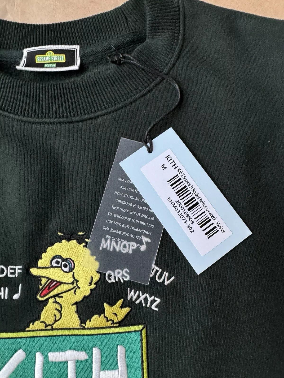 Kith KITH x Sesame Street - Big Bird Nelson Sweatshirt Green Size US M / EU 48-50 / 2 - 5 Thumbnail