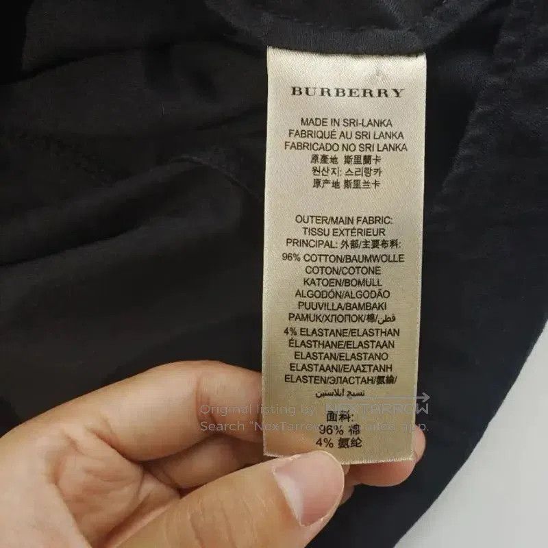 Burberry Burberry Black Cotton Women's Shirt - XL Size. Size XL / US 12-14 / IT 48-50 - 4 Thumbnail