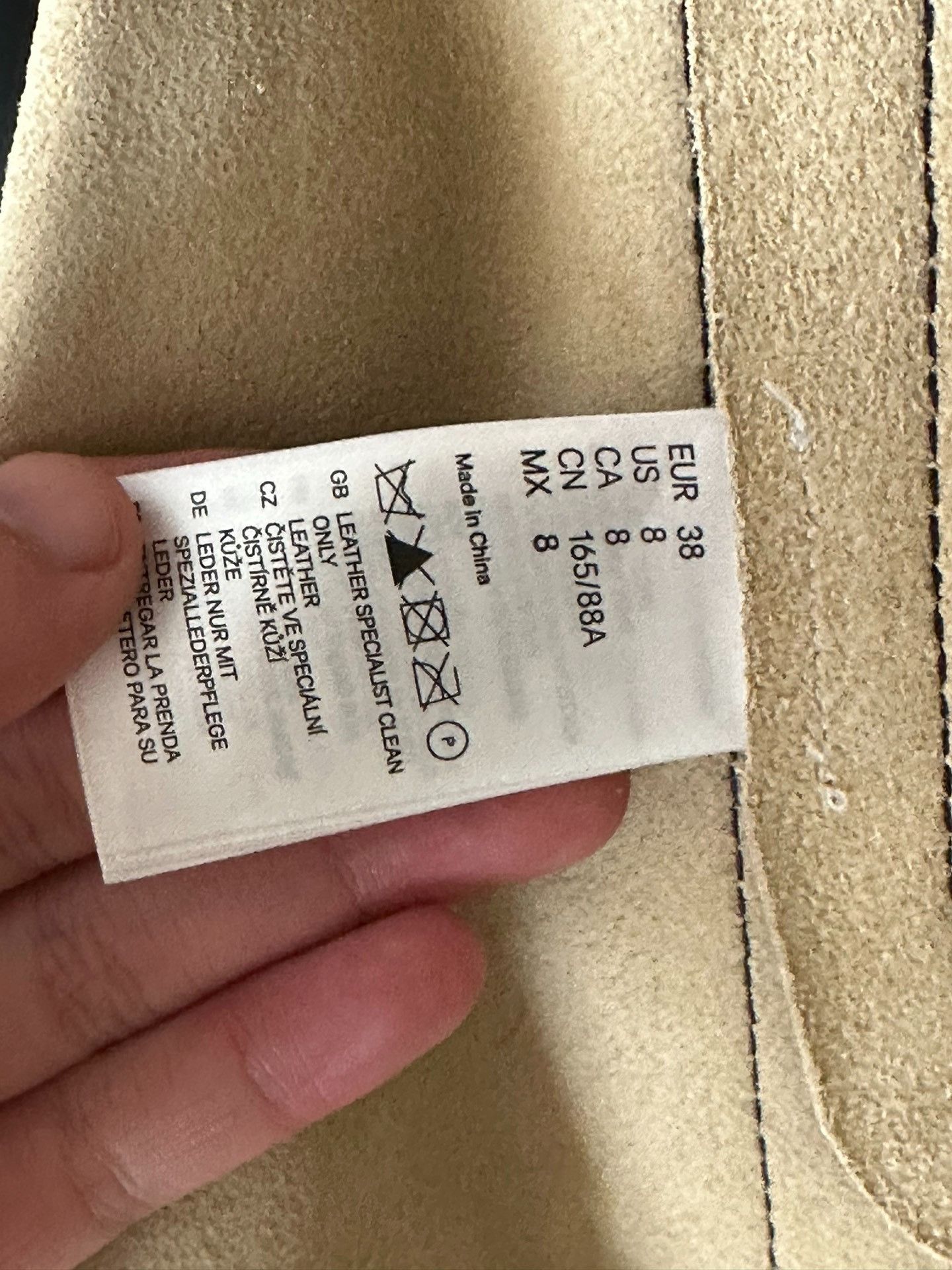 Maison Margiela Maison Margiela Size 38 Co-branded HM water cowhide leather Size US XXS / EU 40 - 5 Thumbnail