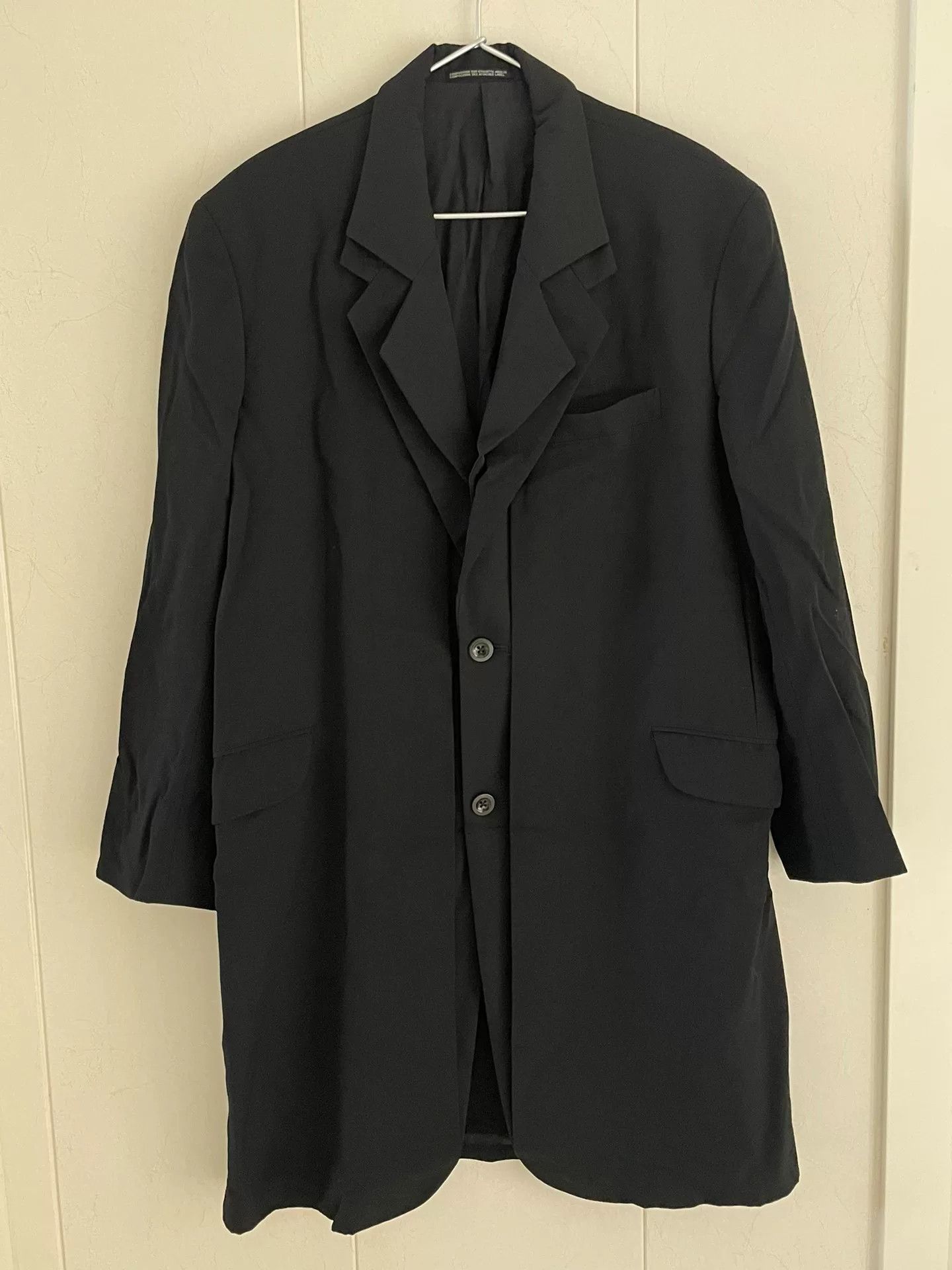 Yohji Yamamoto Yohji Yamamoto Pour Homme 04AW Wool Coat Size US S / EU 44-46 / 1 - 1 Thumbnail