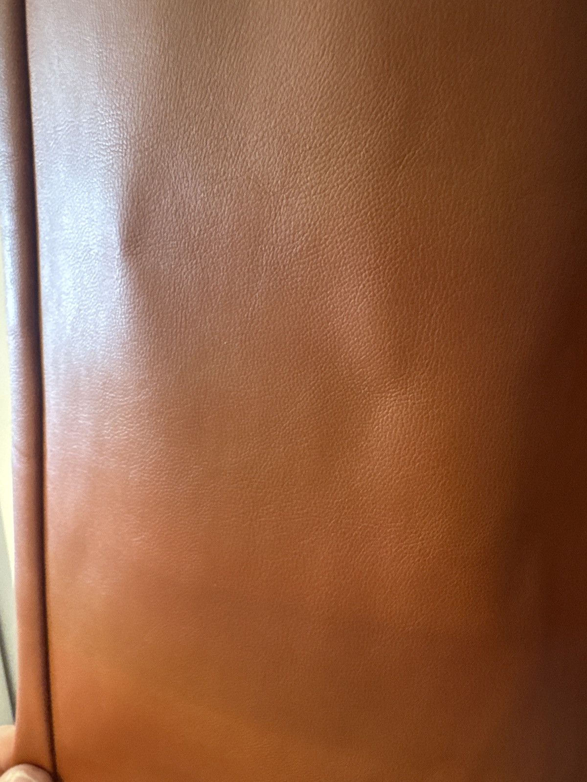 Ksubi Cognac Soft Leather High Wasted Size 26" / US 2 / IT 38 - 2 Thumbnail