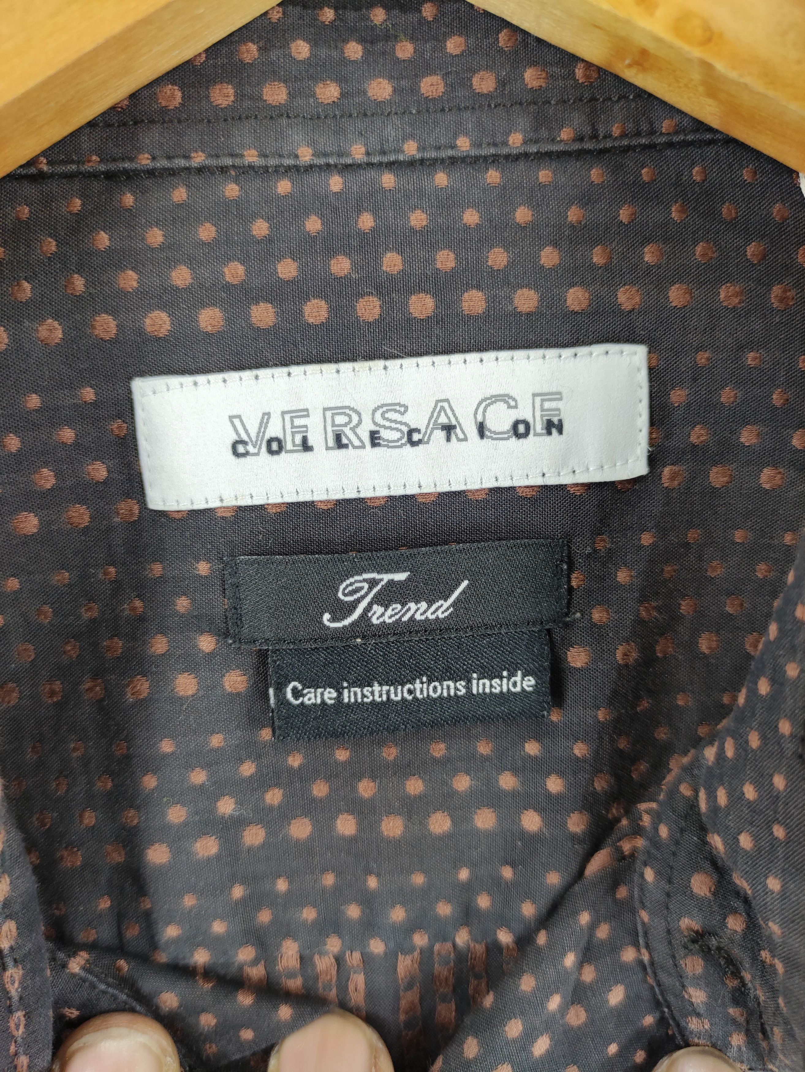 Versace Vintage Versace Collection Shirt Button Up Long Sleeve Size US M / EU 48-50 / 2 - 2 Thumbnail