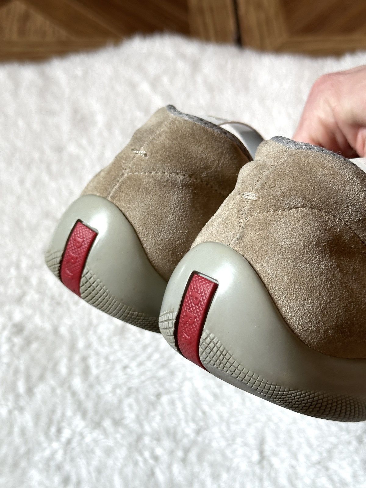 Other Prada Suede Slip Ons Rare Moccasins Luxury 90s Loafers Shoes Size US 7.5 / IT 37.5 - 7 Thumbnail