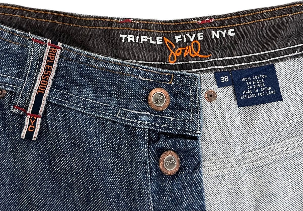 Triple 5 Soul 90s Vintage Distressed Triple Five Soul Baggy Jeans Size US 38 / EU 54 - 9 Thumbnail