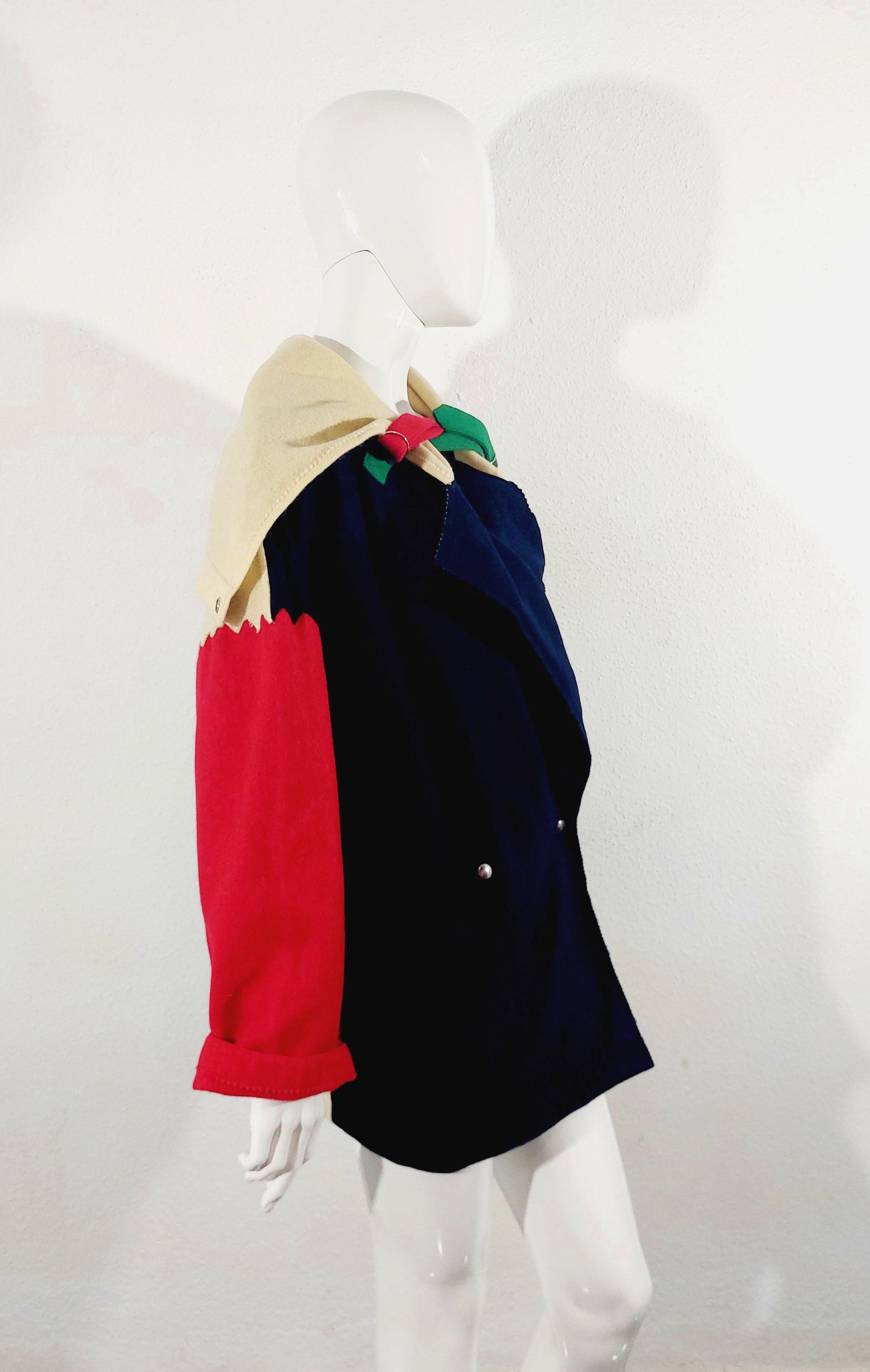 Jean Charles De Castelbajac Jean Charles de Castelbajac JCDC 1980s wool color coat Size US S / EU 44-46 / 1 - 10 Thumbnail