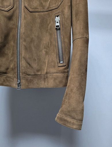 Tom Ford o1sm1stk0824 Suede Jacket in Mud Brown Size US M / EU 48-50 / 2 - 3 Thumbnail