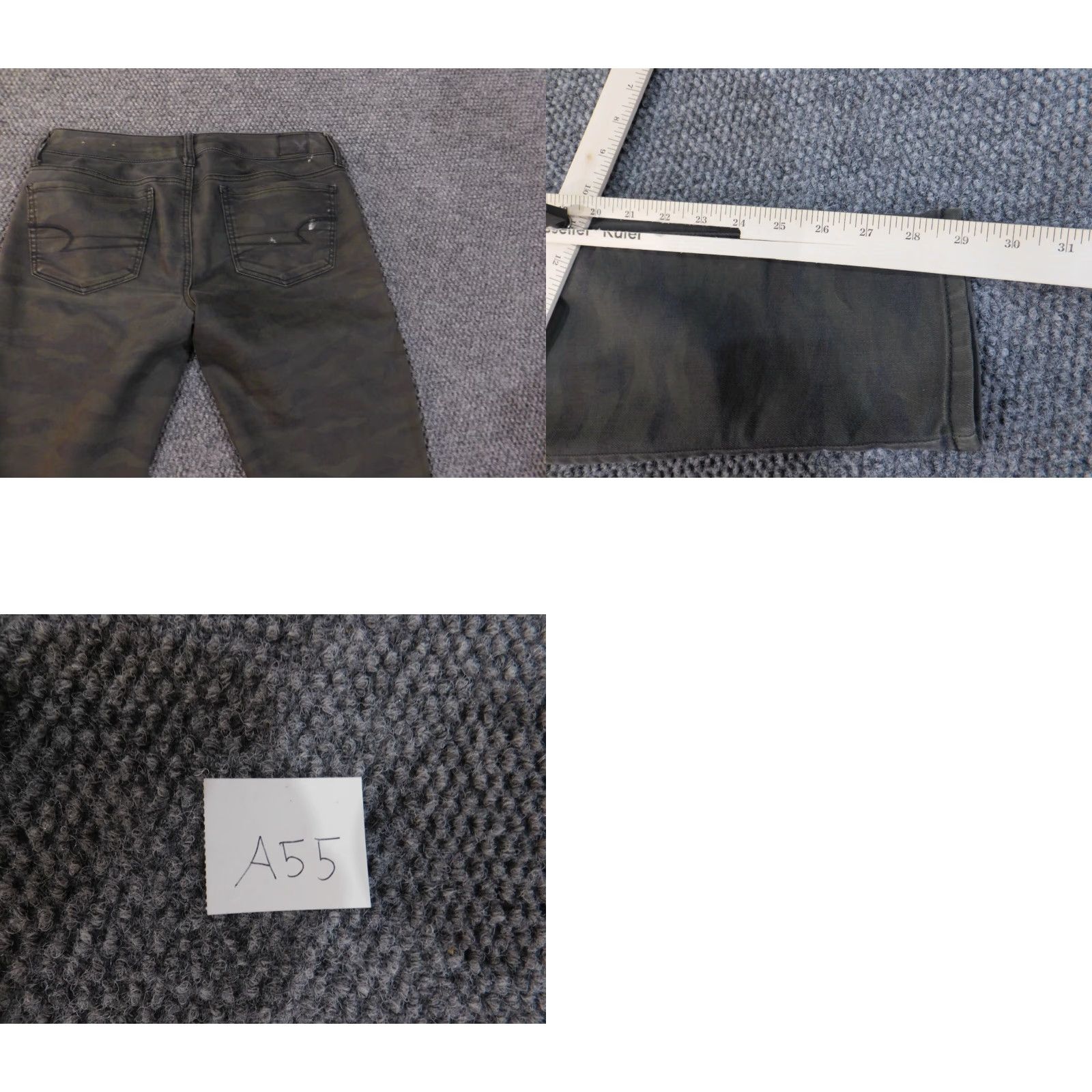 American Eagle Outfitters American Eagle Outfitters Jeans Womens 6 Camouflage Green Jegging Denim Stretch Zipper Size 24" / US 00 / IT 34 - 8 Thumbnail