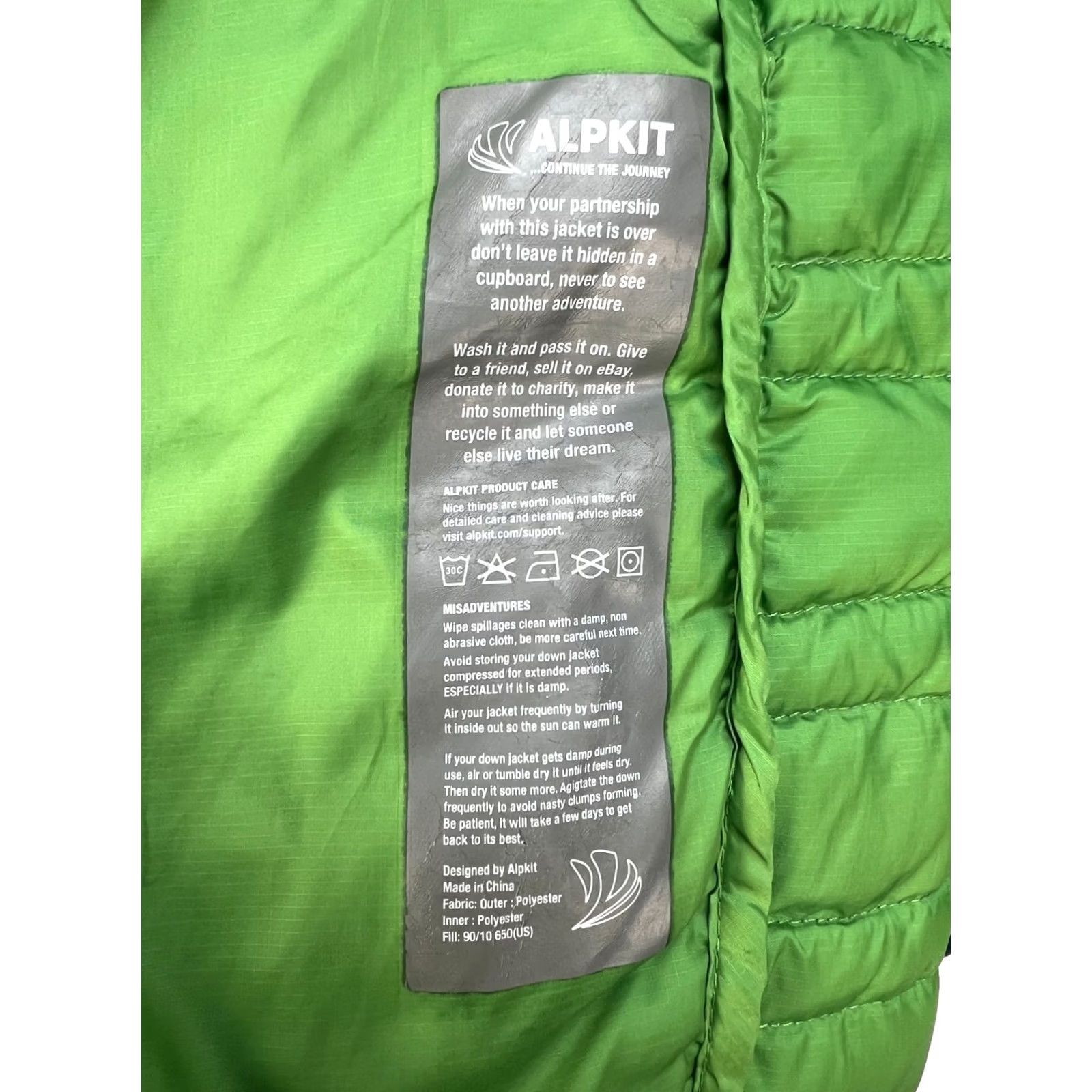 Vintage Alpkit Vest Men’s Blue Down Filoment Micro-Rib Ultralight Hiking M Jacketing Gilet Size US M / EU 48-50 / 2 - 2 Thumbnail