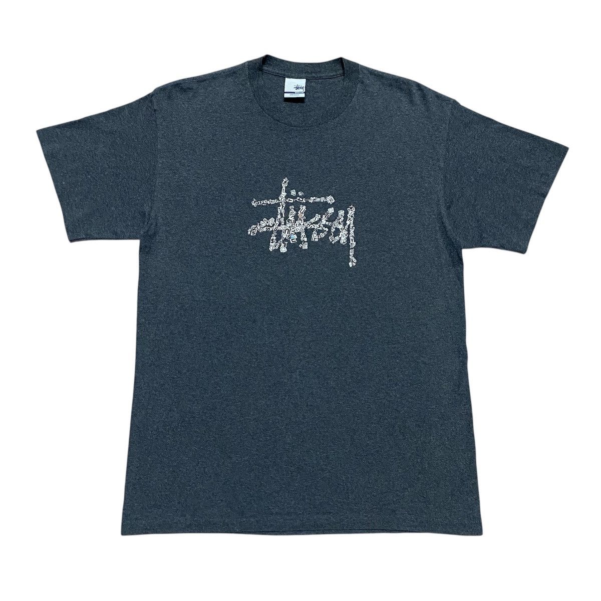 Stussy Rare‼️🔥Vintage 90s Stussy Cut & Paste Design SpellOut T-Shirt Size US S / EU 44-46 / 1 - 1 Thumbnail