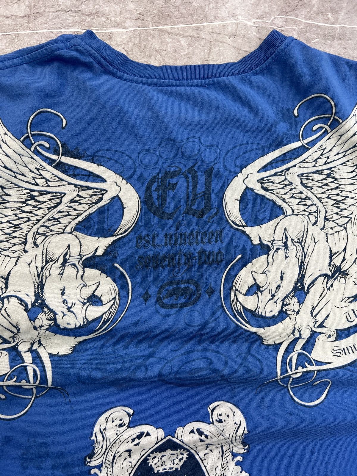 Affliction × Ecko Unltd. Skater faded distressed t shirt Ecko unitd. Affliction style Size US L / EU 52-54 / 3 - 10 Thumbnail