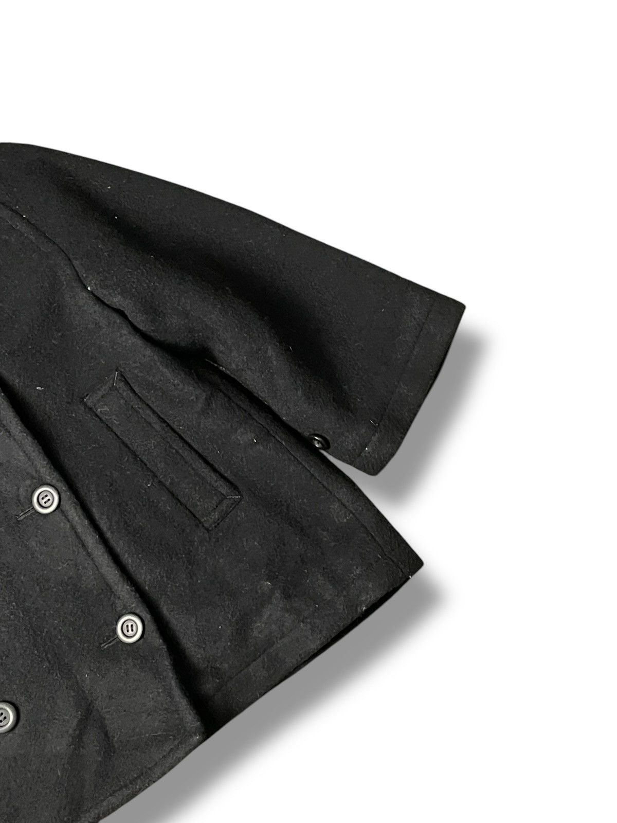 Japanese Brand × Journal Standard × Vintage JOURNAL STANDARD Double Breasted Crop Wool Coat (86) Size US XXS / EU 40 - 3 Thumbnail