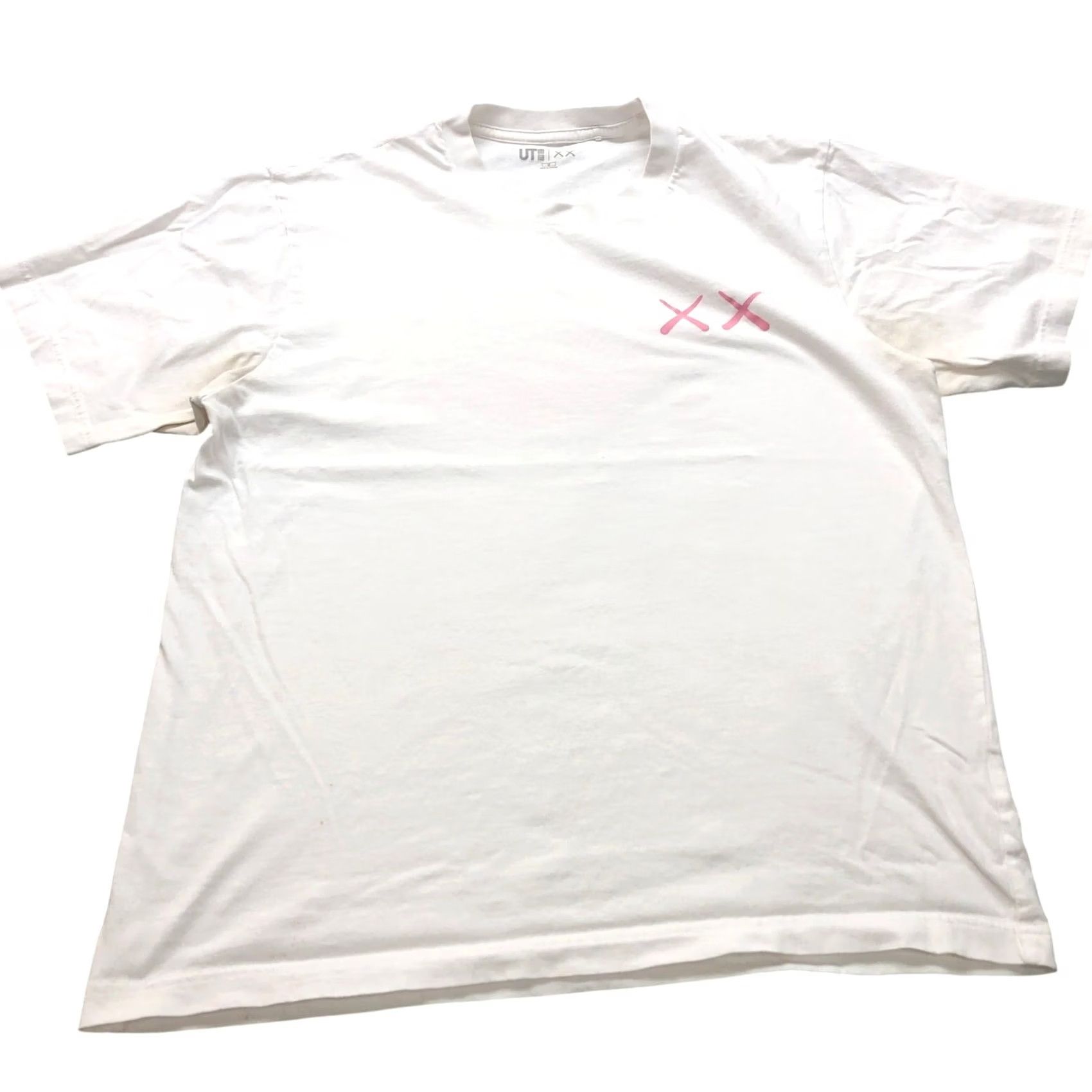Uniqlo Kaws x Uniqlo XX BFF Graphic T-Shirt Mens M Short Sleeve White Pink Size US M / EU 48-50 / 2 - 5 Thumbnail