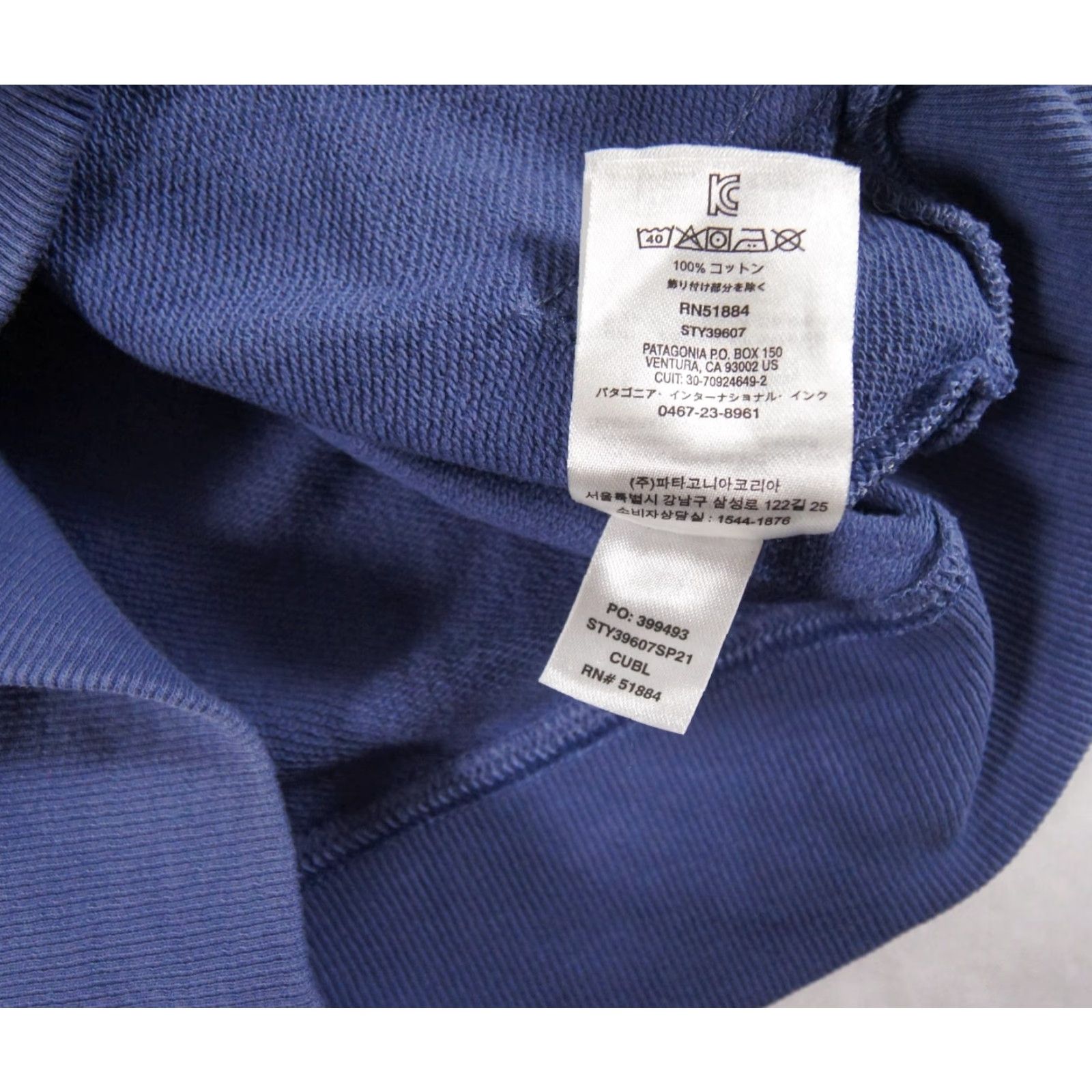 Patagonia Patagonia Womens Small Blue Hoodie Fitz Roy Sweatshirt Ladies Outdoor Casual Pullover Hooded Fleece Cotton Sweater Size S / US 4 / IT 40 - 7 Thumbnail