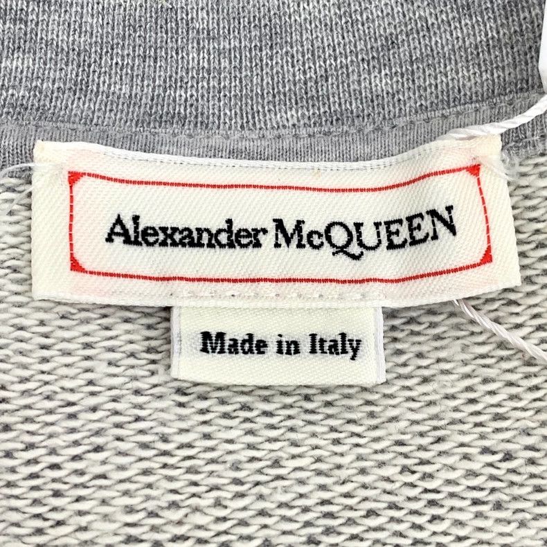Alexander McQueen Alexander Mcqueen Gray logo letter print cotton round-neck Size US S / EU 44-46 / 1 - 6 Thumbnail