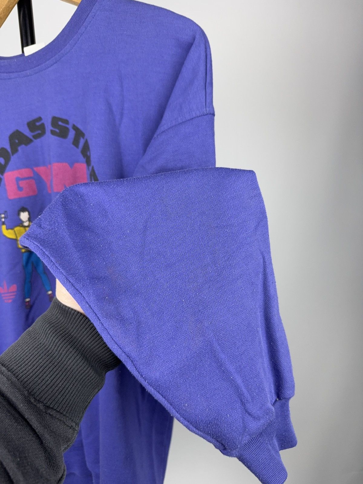 Adidas Vintage 80-90s Adidas Street Gym Trefoil Sweatshirt 90s Size US M / EU 48-50 / 2 - 9 Thumbnail