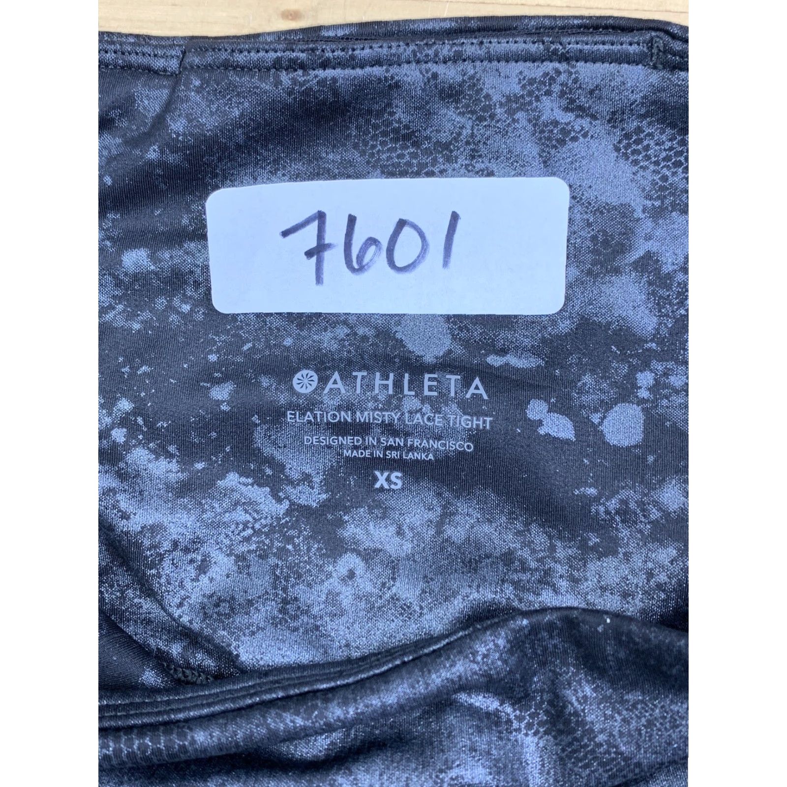 Athleta Athleta Leggings Womens XS Black Lace Capri Casual Activewear #7601 Size ONE SIZE - 3 Thumbnail