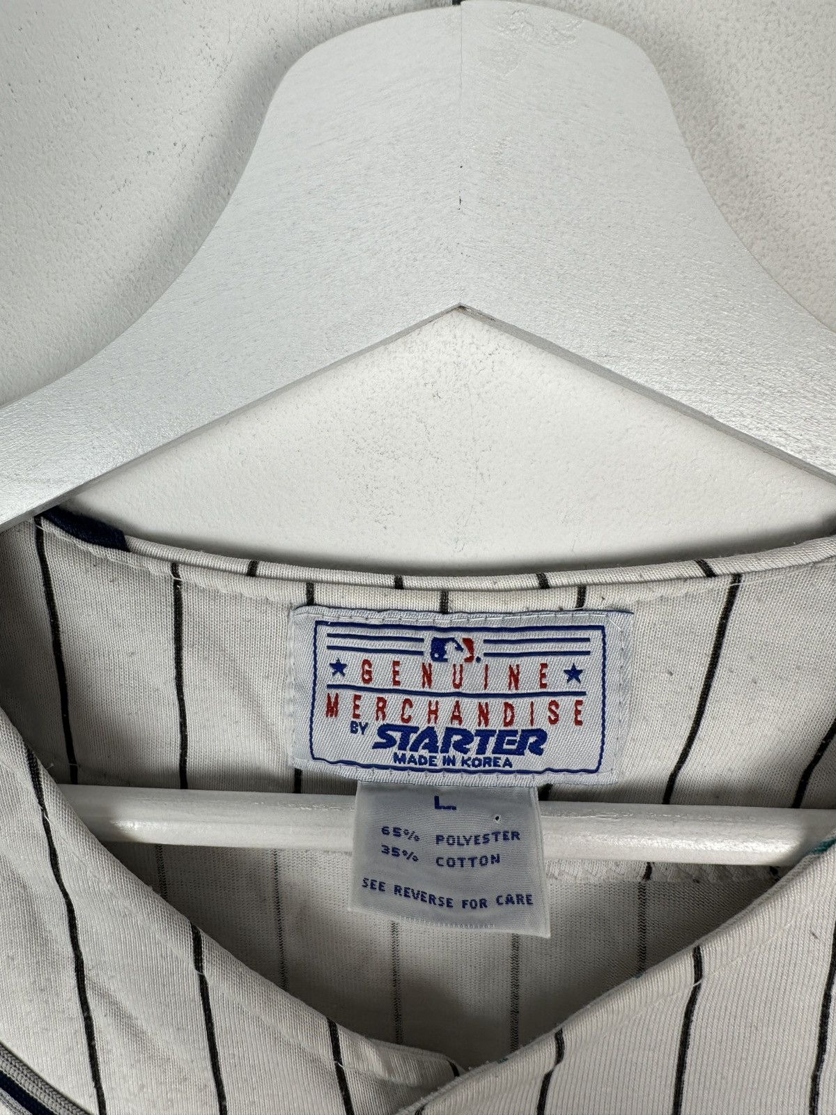 Starter 90s Vintage New York Yankees MLB Jersey T Shirt Tee Size US L / EU 52-54 / 3 - 7 Thumbnail