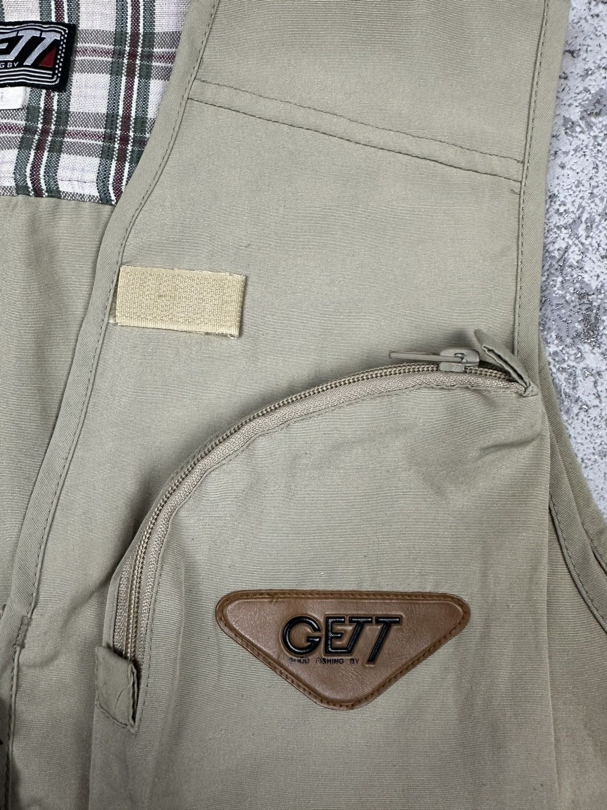 Japanese Brand Tactical Fishing Vest Beige Multi Pocket Outdoor Utility Size US L / EU 52-54 / 3 - 6 Thumbnail
