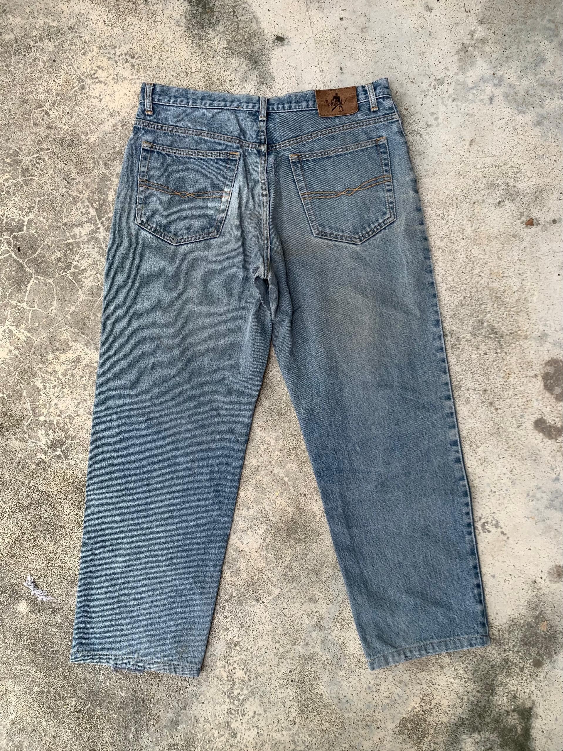 Japanese Brand × Vintage Vintage Elvis Presley Denim Jeans Pants Size US 34 / EU 50 - 2 Thumbnail