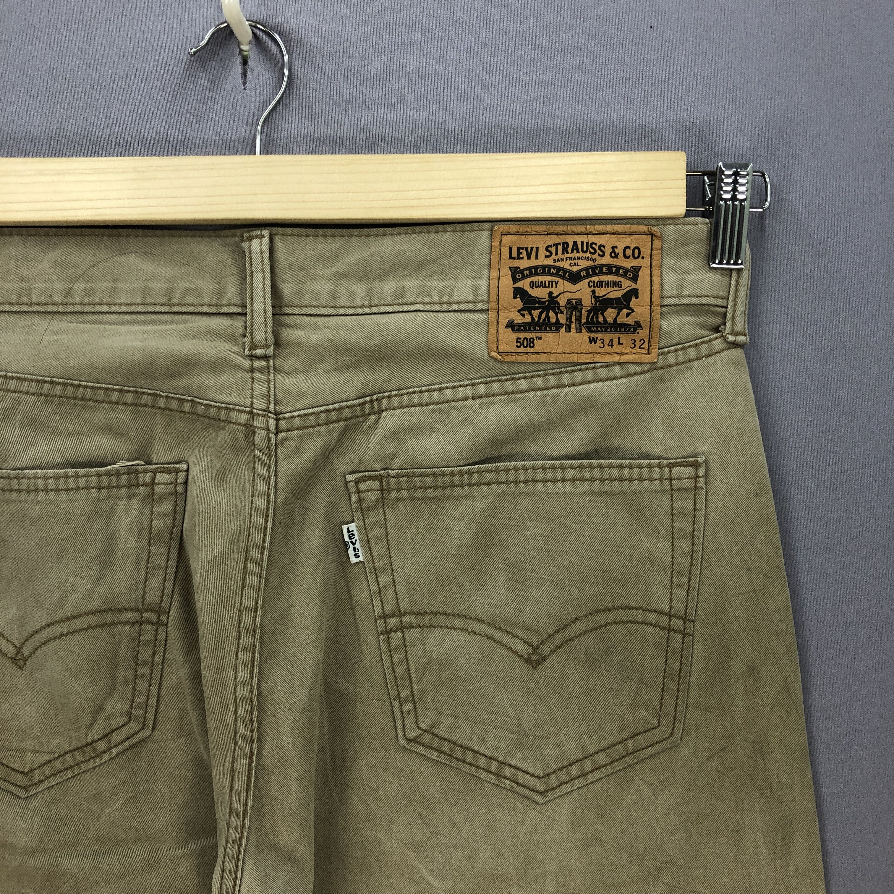 Levi's Vintage Levis Distressed Brown Jeans Levi's Ripped Denim Size US 34 / EU 50 - 7 Thumbnail