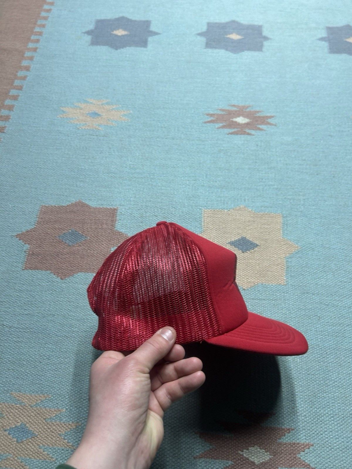 Vintage Vtg trucker hat mesh Johnston contracting inc JCI Michigan Size ONE SIZE - 9 Thumbnail