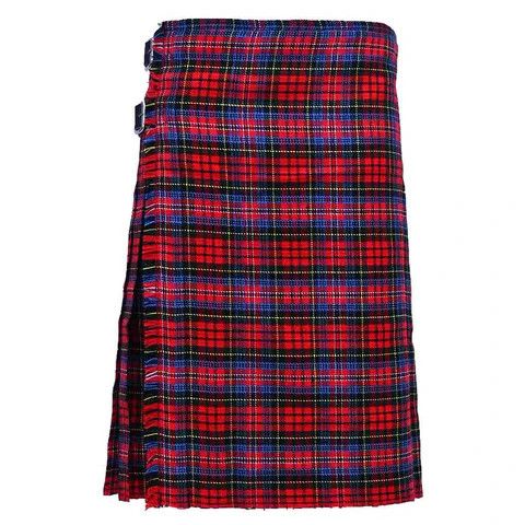 Handmade × Other tartan Scottish Kilt MacPherson 8 Yards Size US 34 / EU 50 - 1 Thumbnail