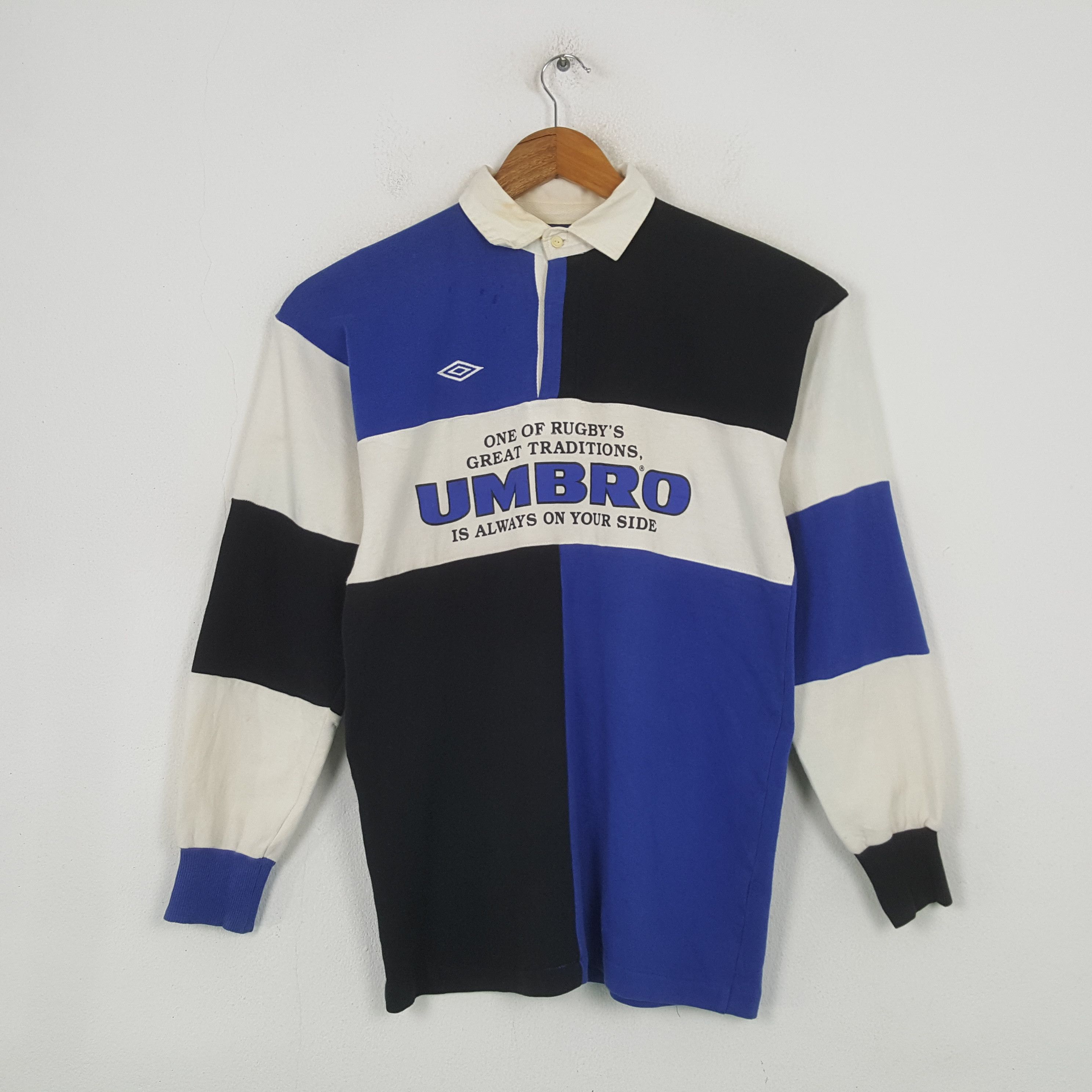 Umbro Vintage Umbro Sportswear Rugby Style Polos C301N40 Size US L / EU 52-54 / 3 - 1 Thumbnail