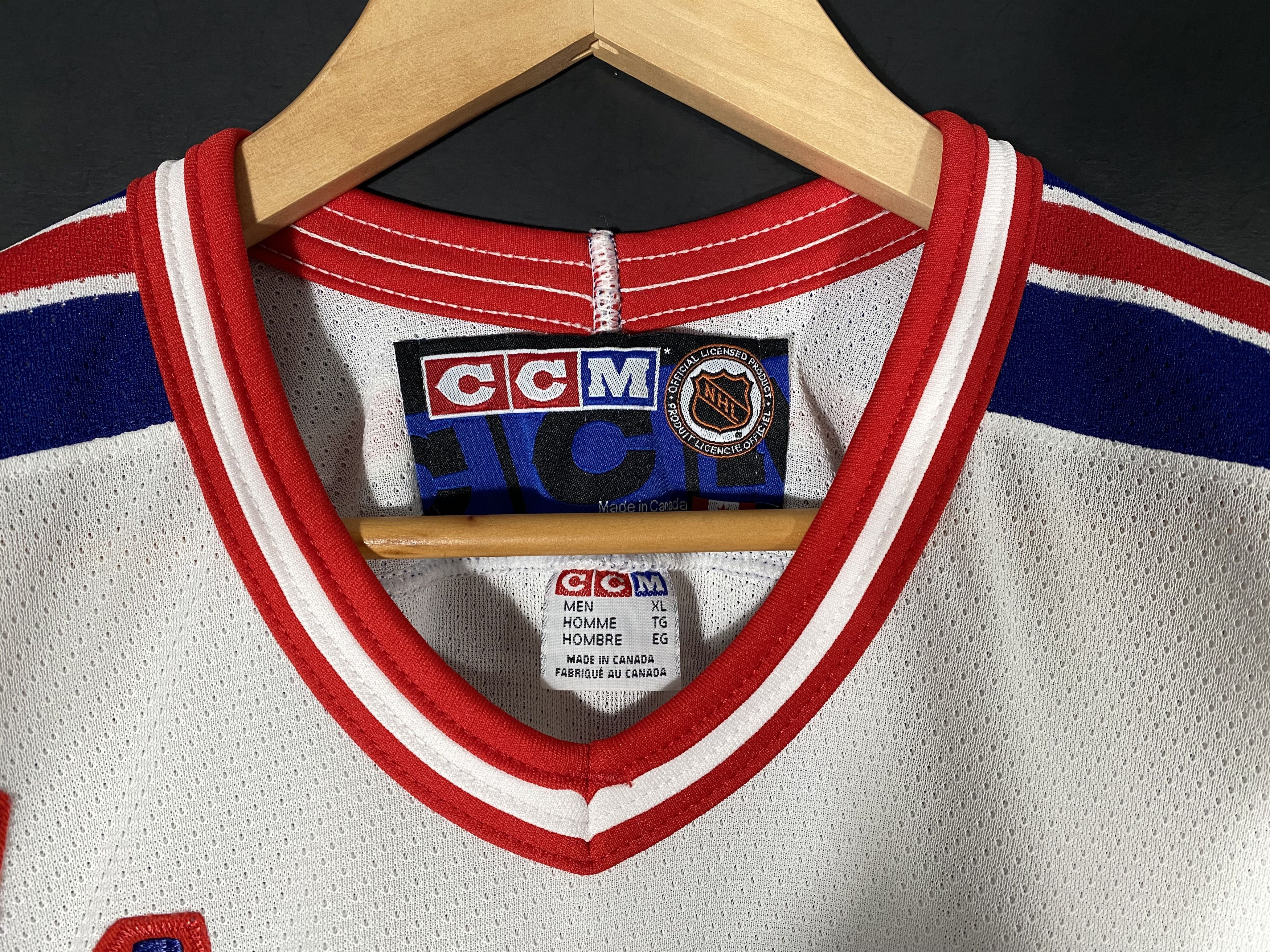 Ccm Vintage 1994 New York Rangers CCM Away Jerseys Size US XL / EU 56 / 4 - 4 Thumbnail