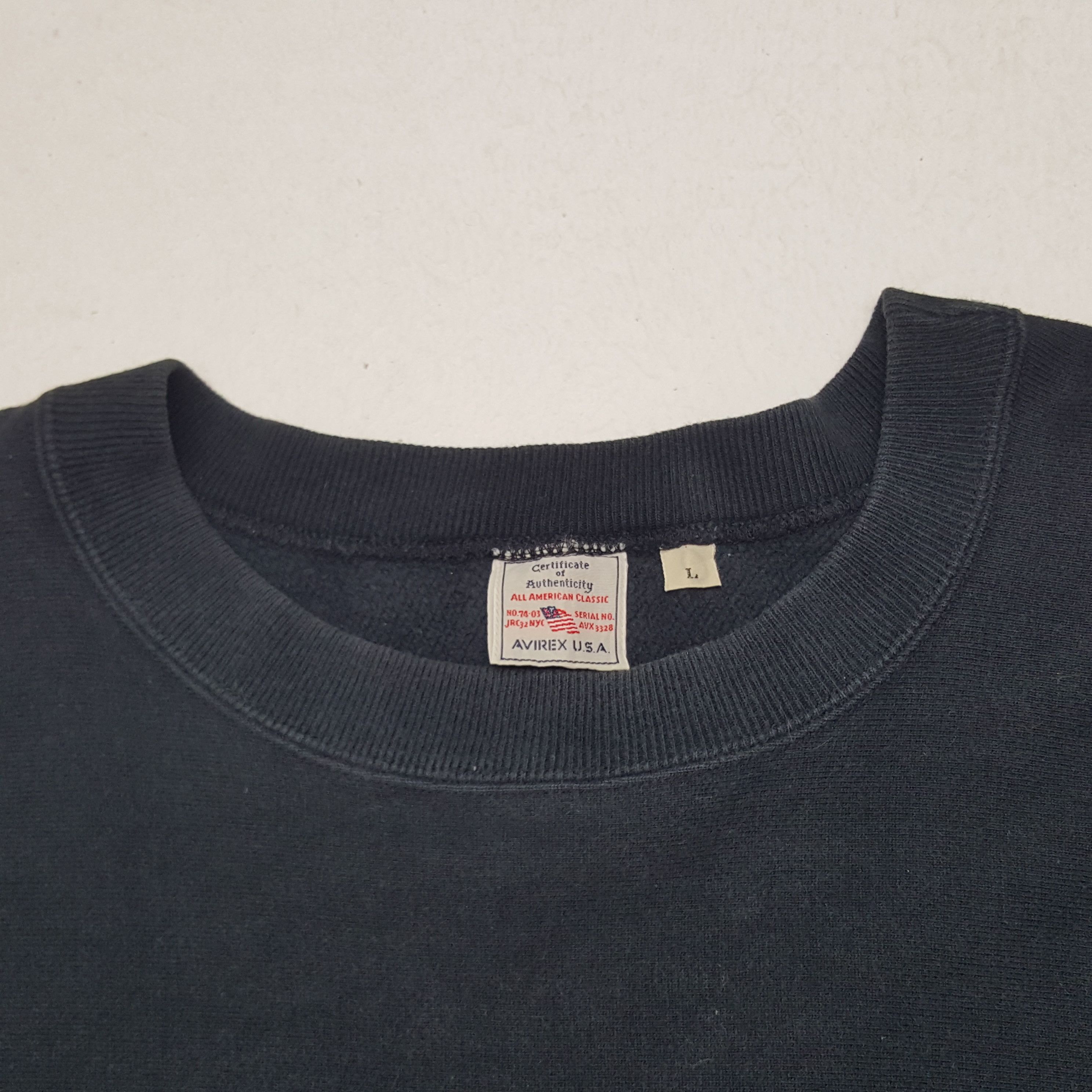 Avirex × Vintage Vintage Avirex USA American Military Style Sweatshirt Size US L / EU 52-54 / 3 - 4 Thumbnail