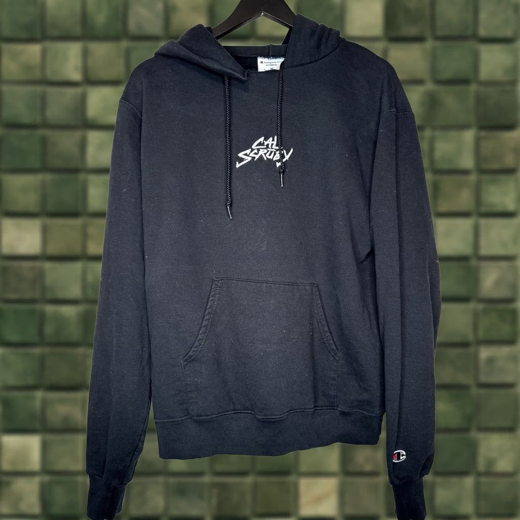 Champion Cal Scruby Hoodie Champion Black Logo Pullover Rap Merch Mens M Size US M / EU 48-50 / 2 - 1 Thumbnail