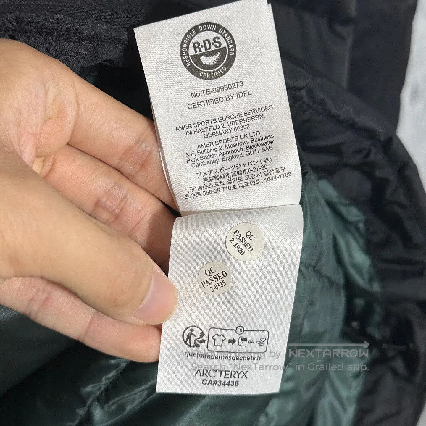 Arc'teryx Arcteryx Thorium Hoody Down Jacket Black Green. Size US XXL / EU 58 / 5 - 8 Thumbnail