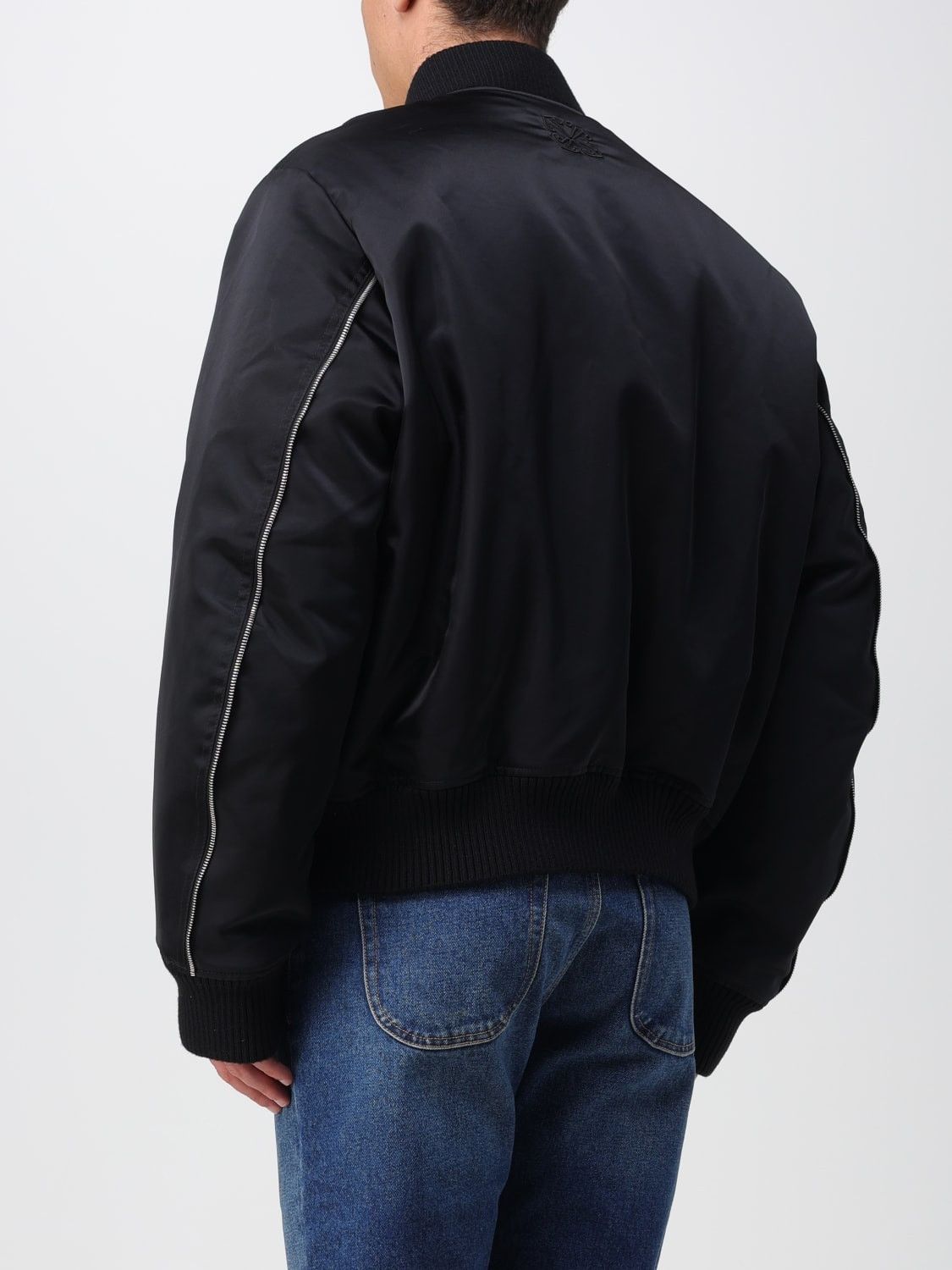 Off-White o1y0225 Bomber Jacket in Black Size US L / EU 52-54 / 3 - 4 Thumbnail